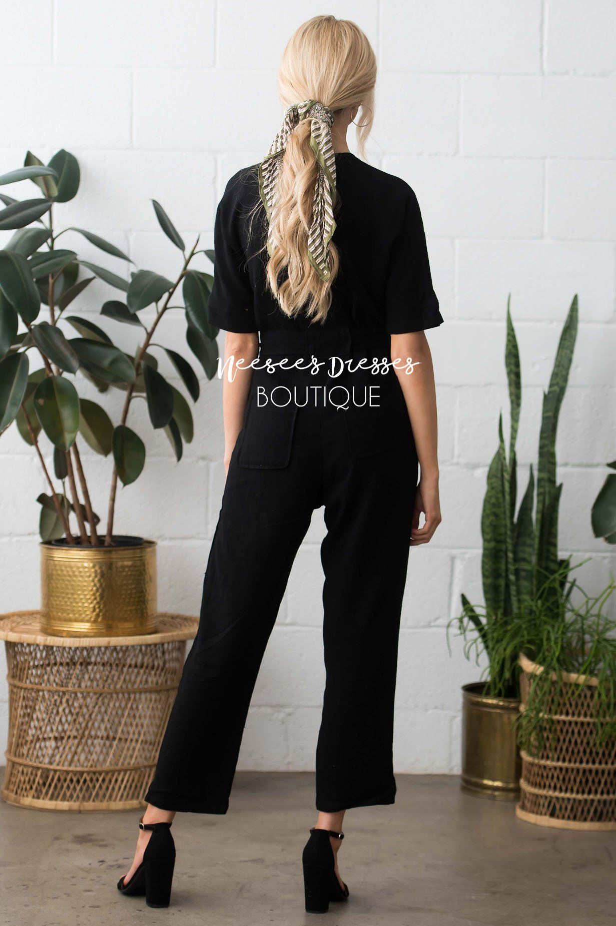 The Ellyn Jumpsuit Modest Dresses vendor-unknown