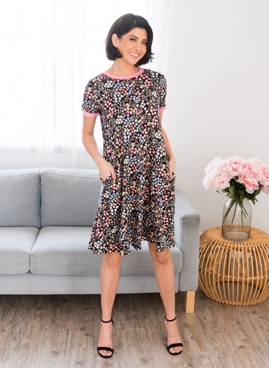 suzie midi dress The Sandie Modest Midi Dress