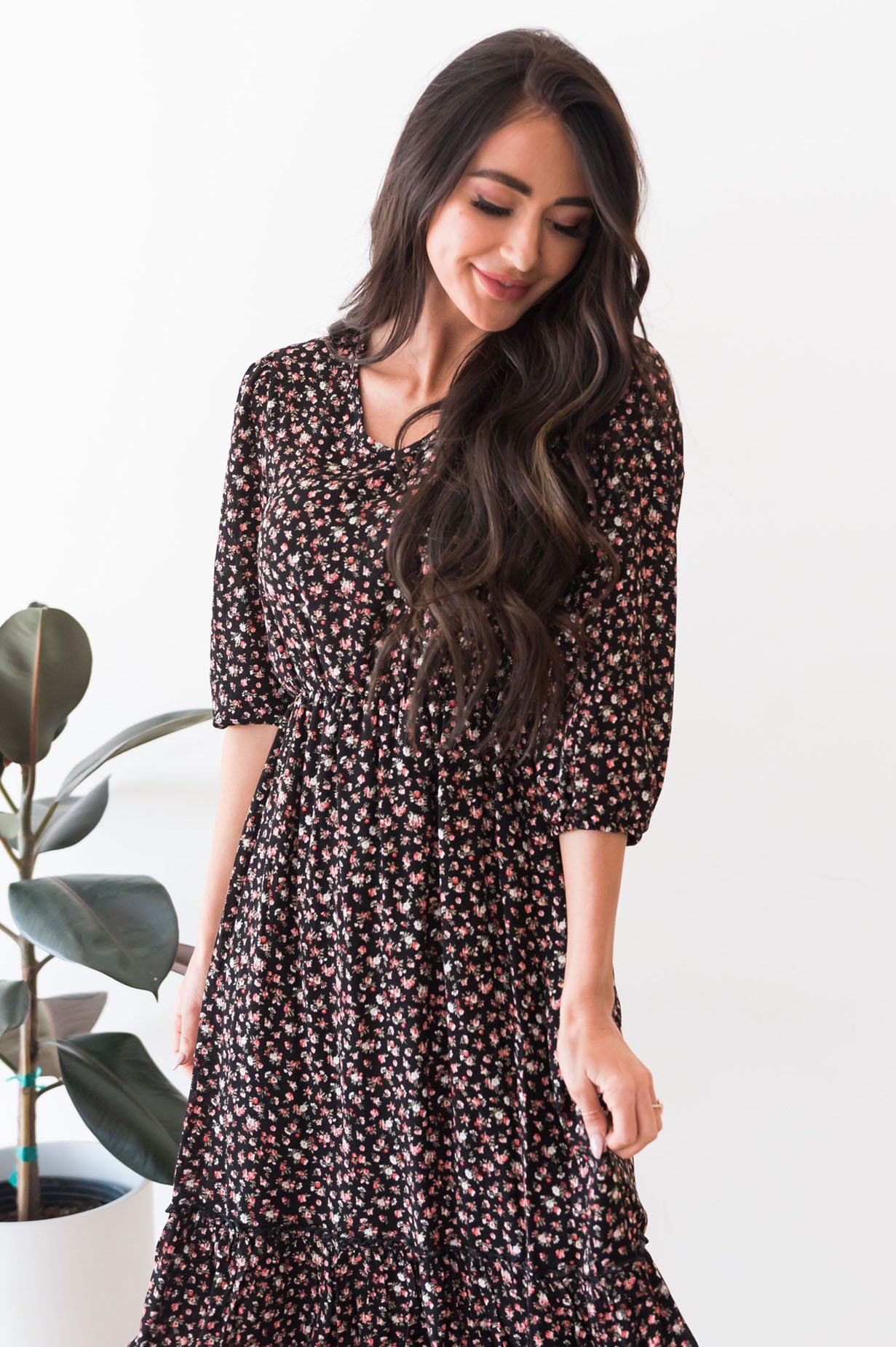 The Leda Modest Dresses vendor-unknown