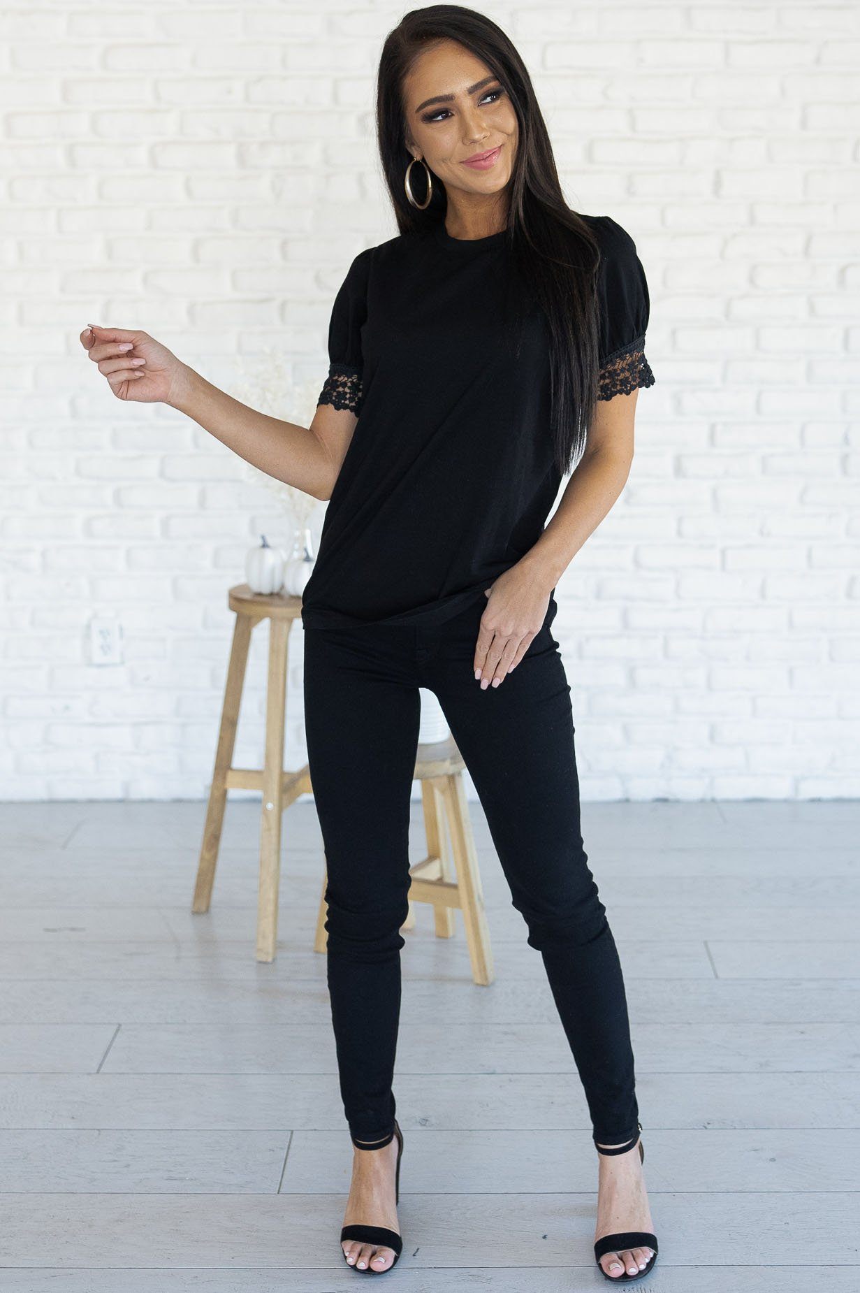 Because I Found You Modest Blouse Tops vendor-unknown