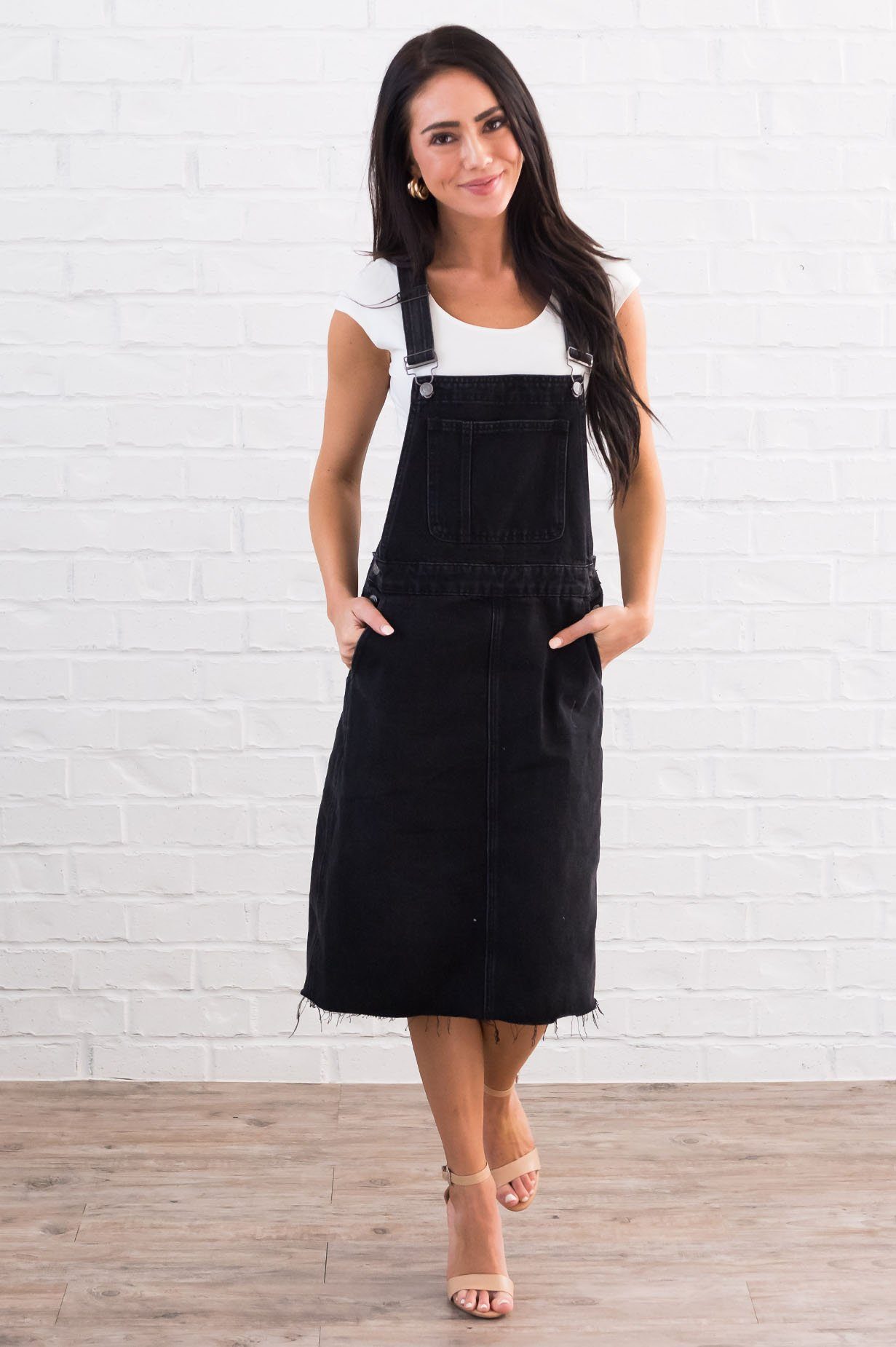 The Sharia Denim Overall Dress Modest Dresses vendor-unknown