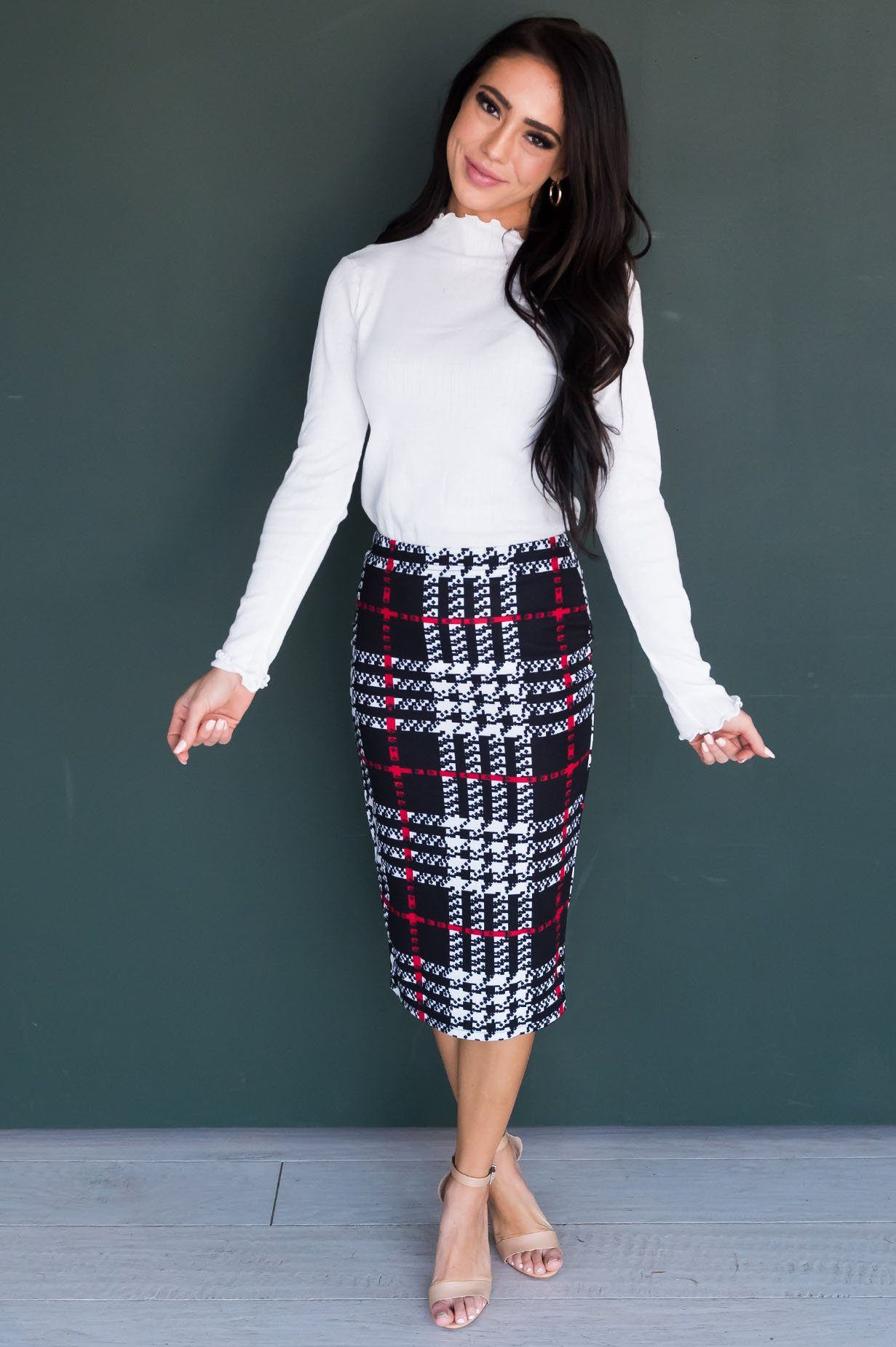 Divine Intervention Modest Pencil Skirt Modest Dresses vendor-unknown