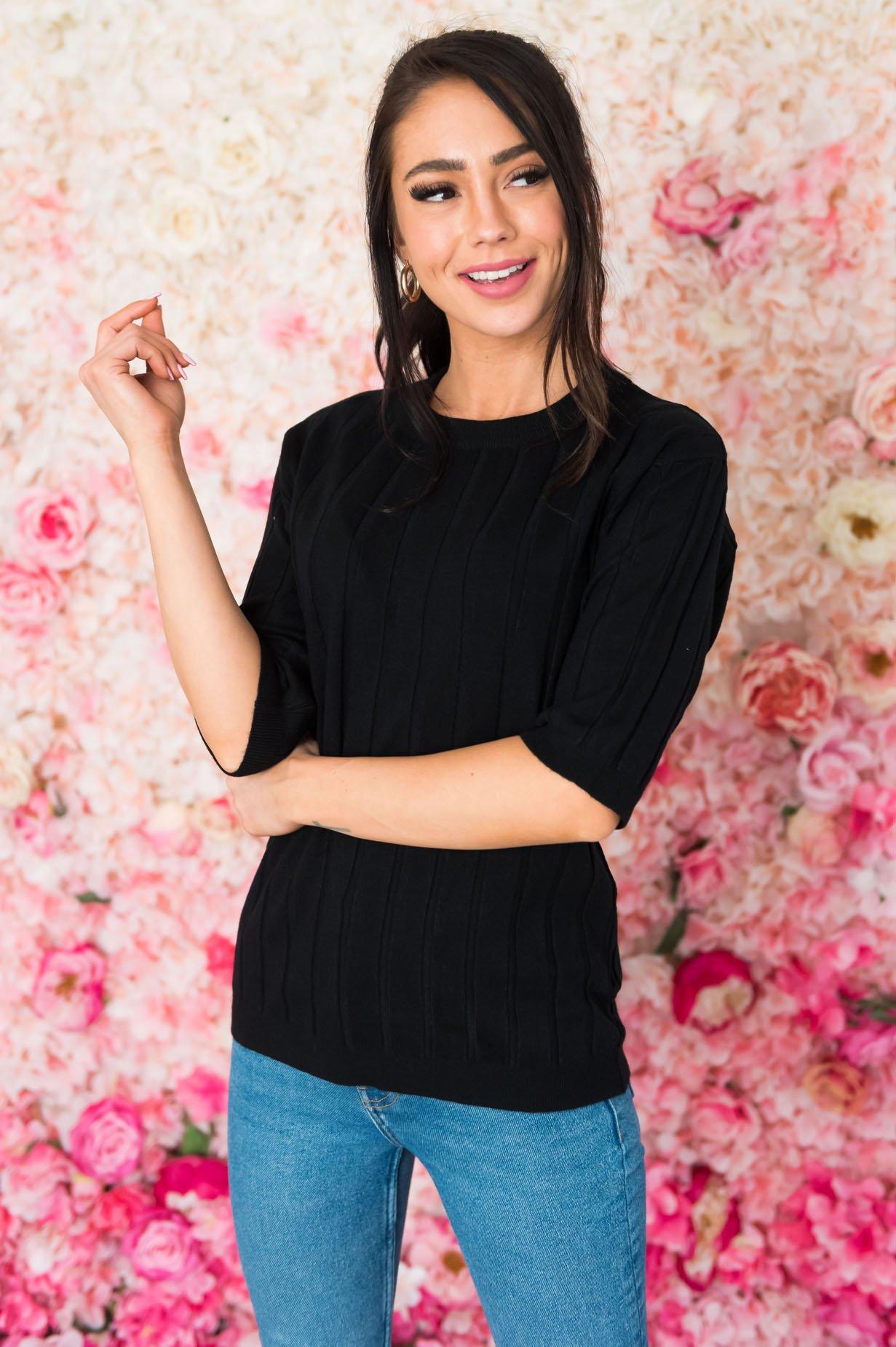 Right On Trend Modest Sweater Modest Dresses vendor-unknown