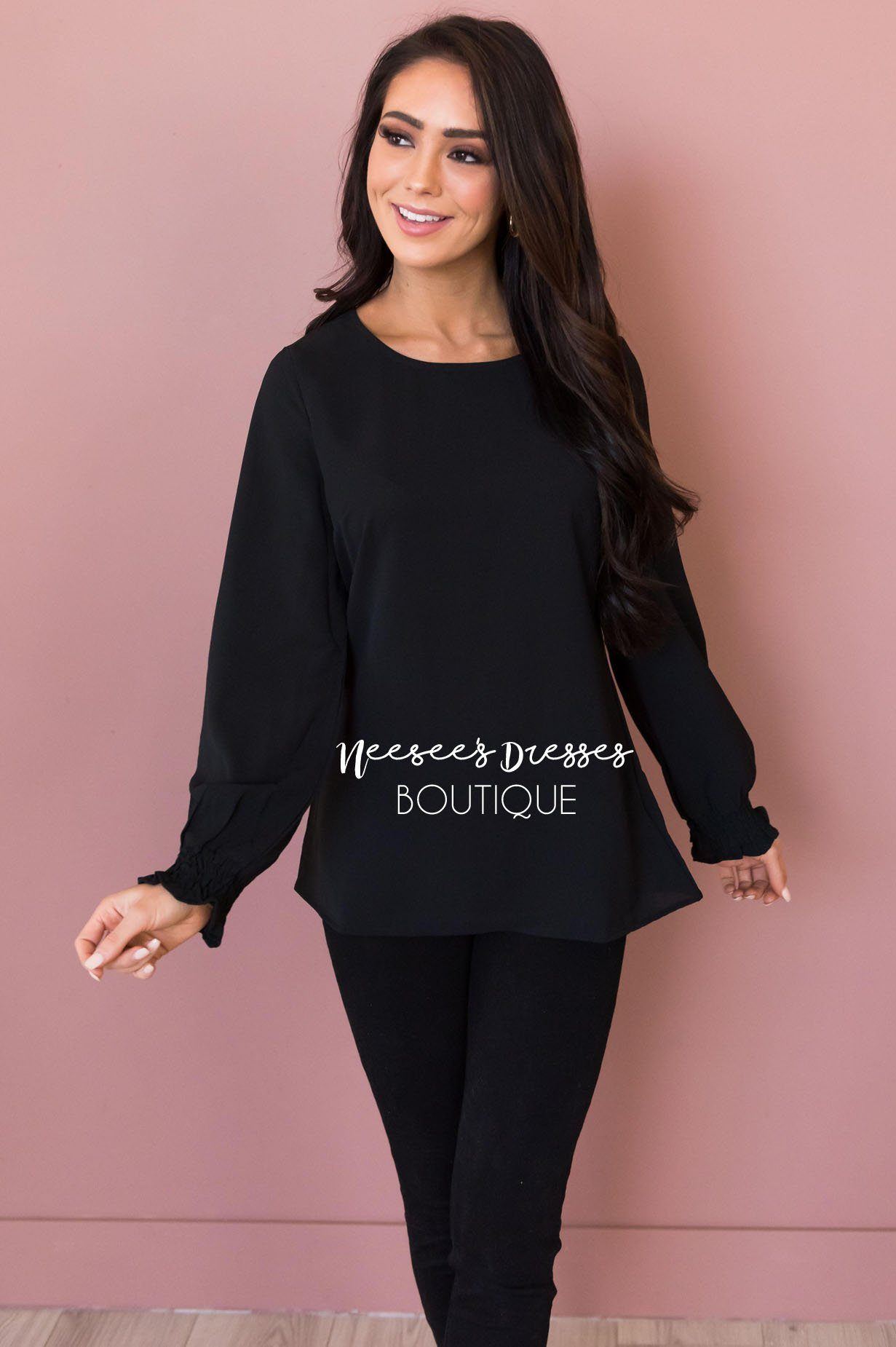 Steal The Show Modest Blouse Tops vendor-unknown