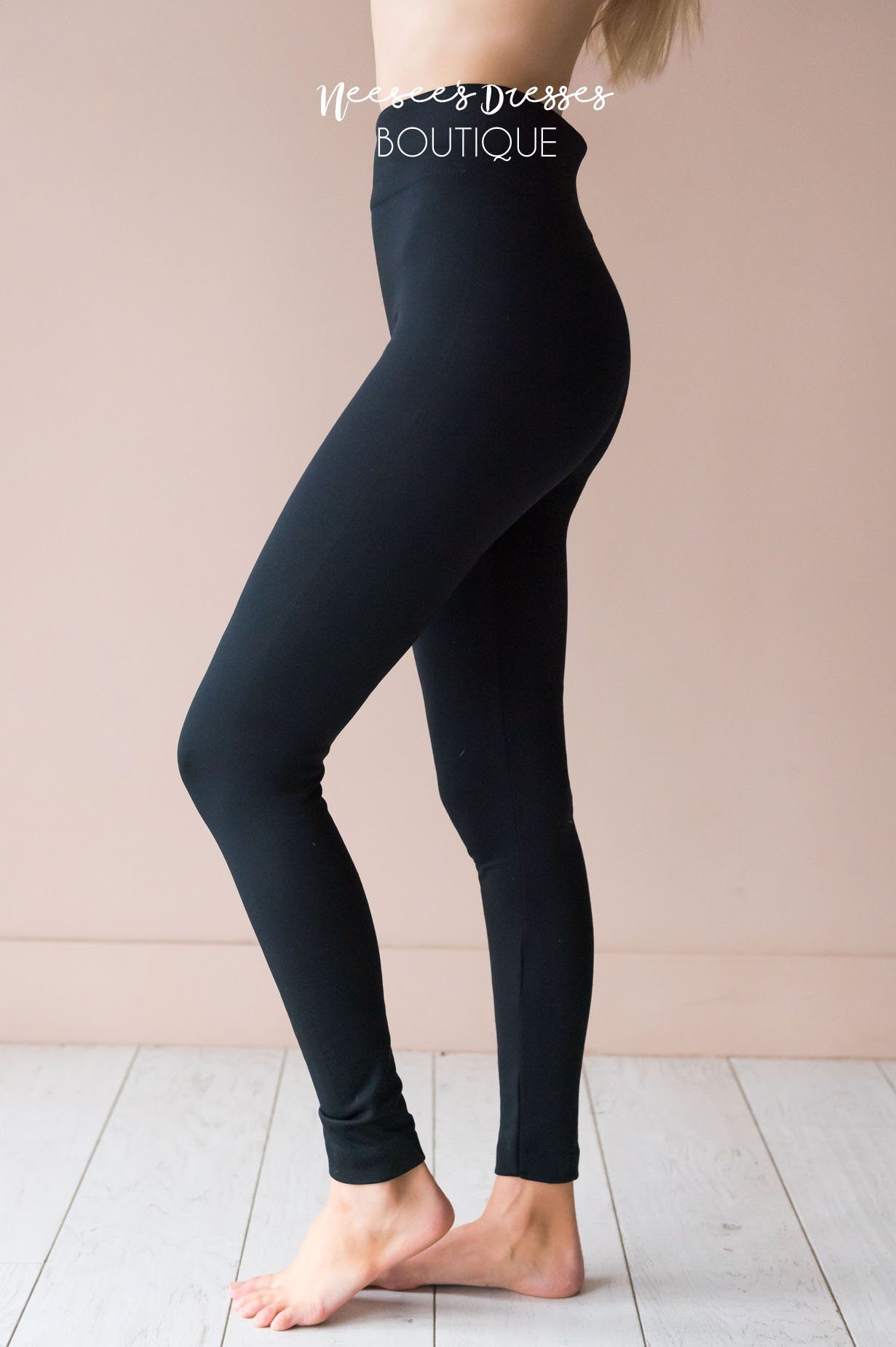 Black Fleece Leggings Accessories & Shoes vendor-unknown