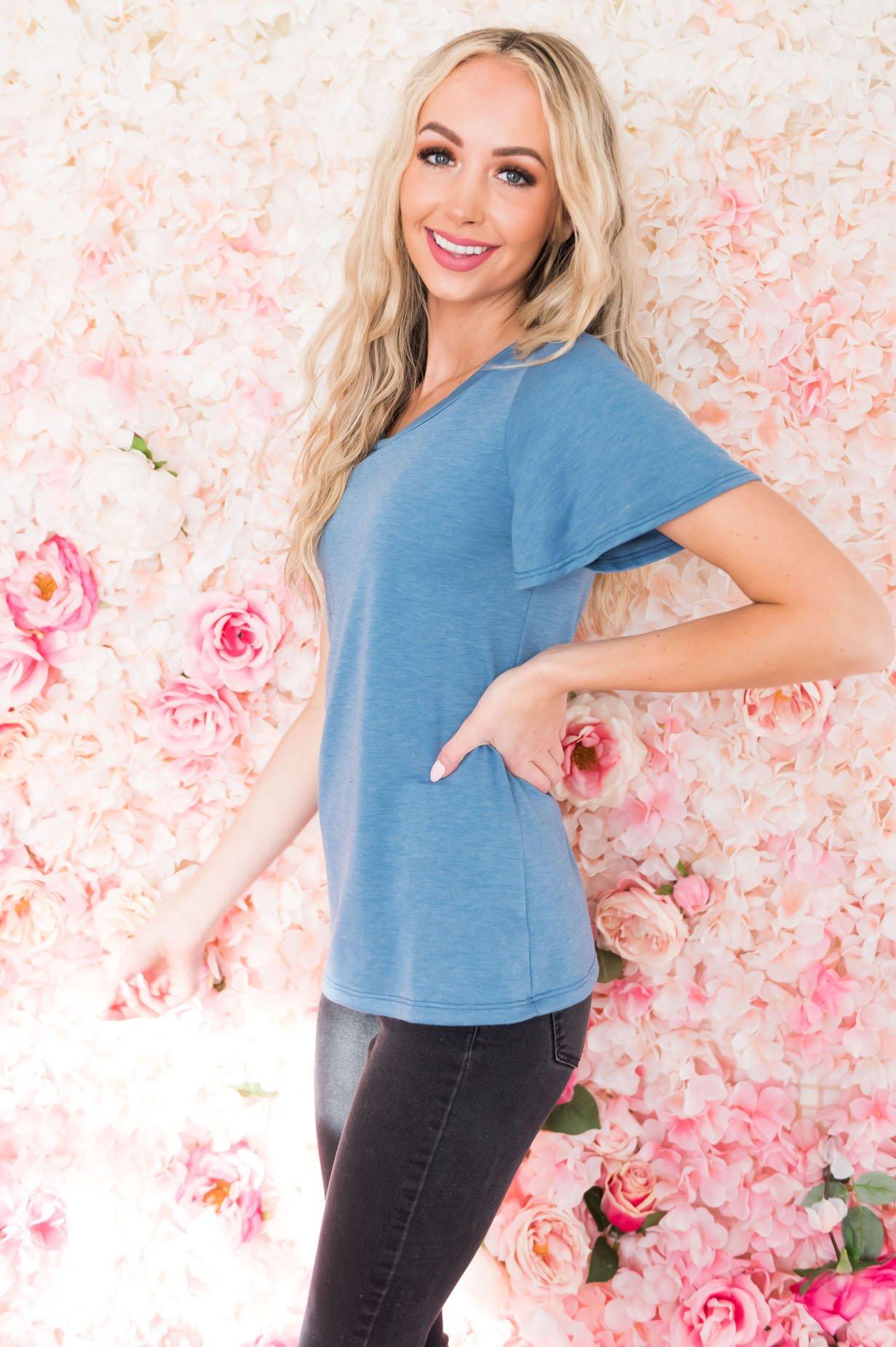 Flutter By Modest Top Tops vendor-unknown