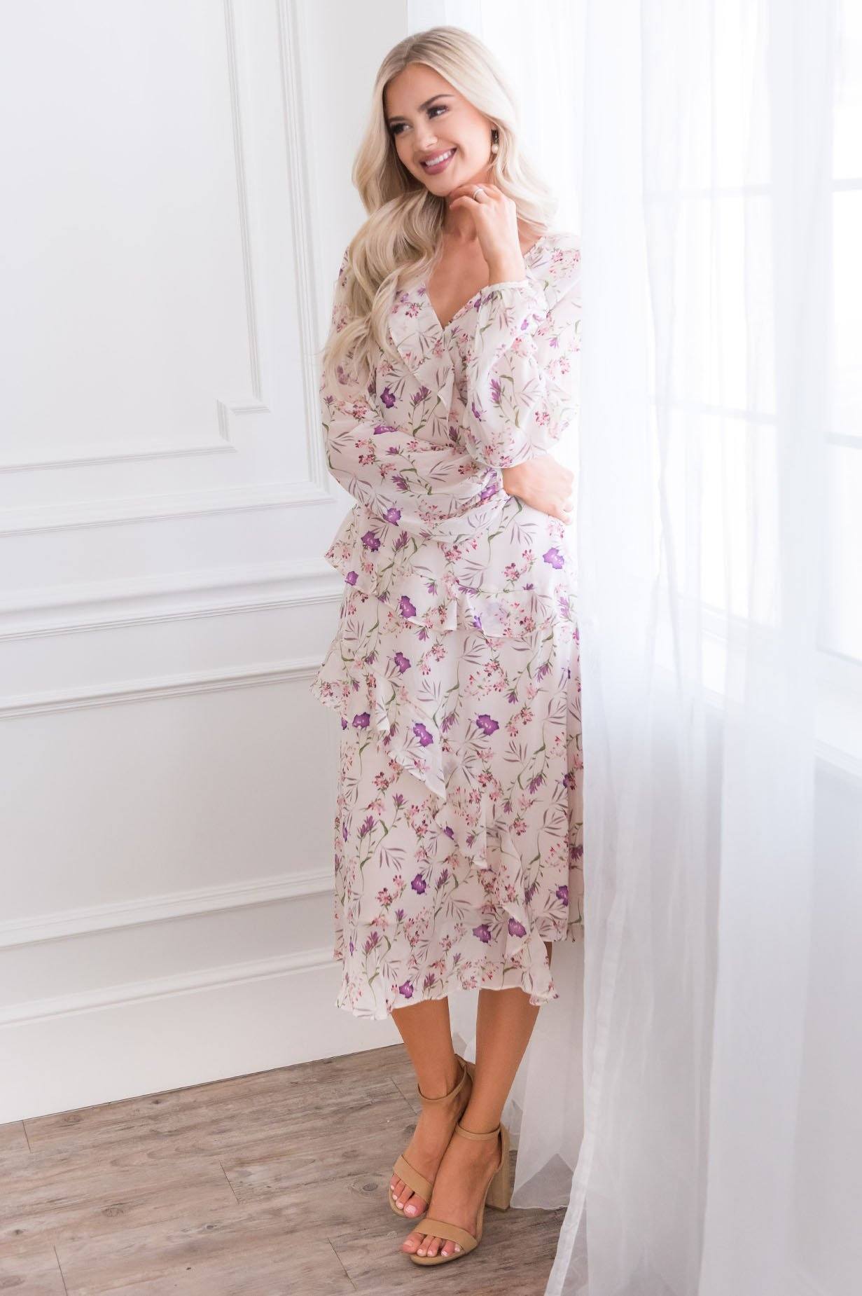 The Viola Modest Dresses vendor-unknown