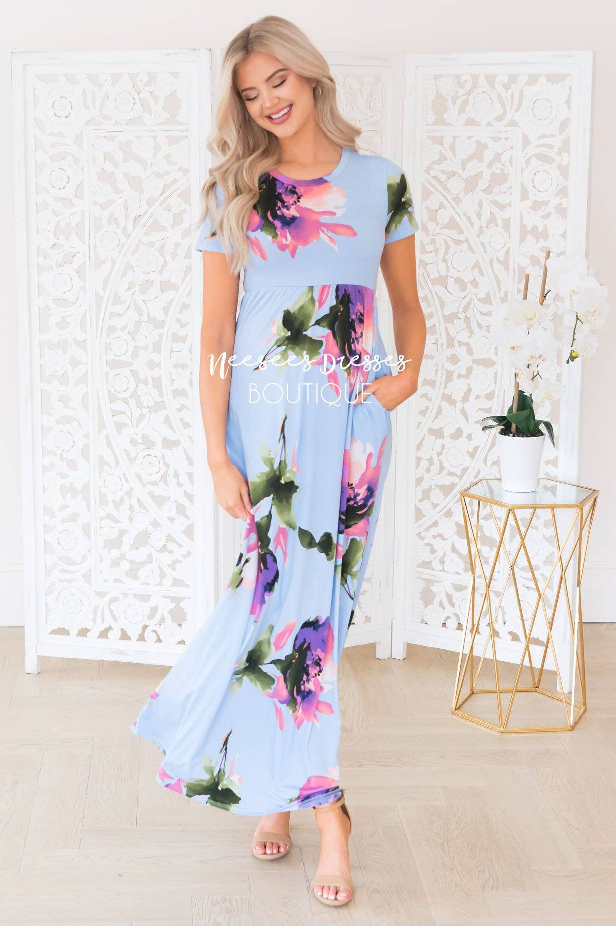 The Breena Modest Dresses vendor-unknown