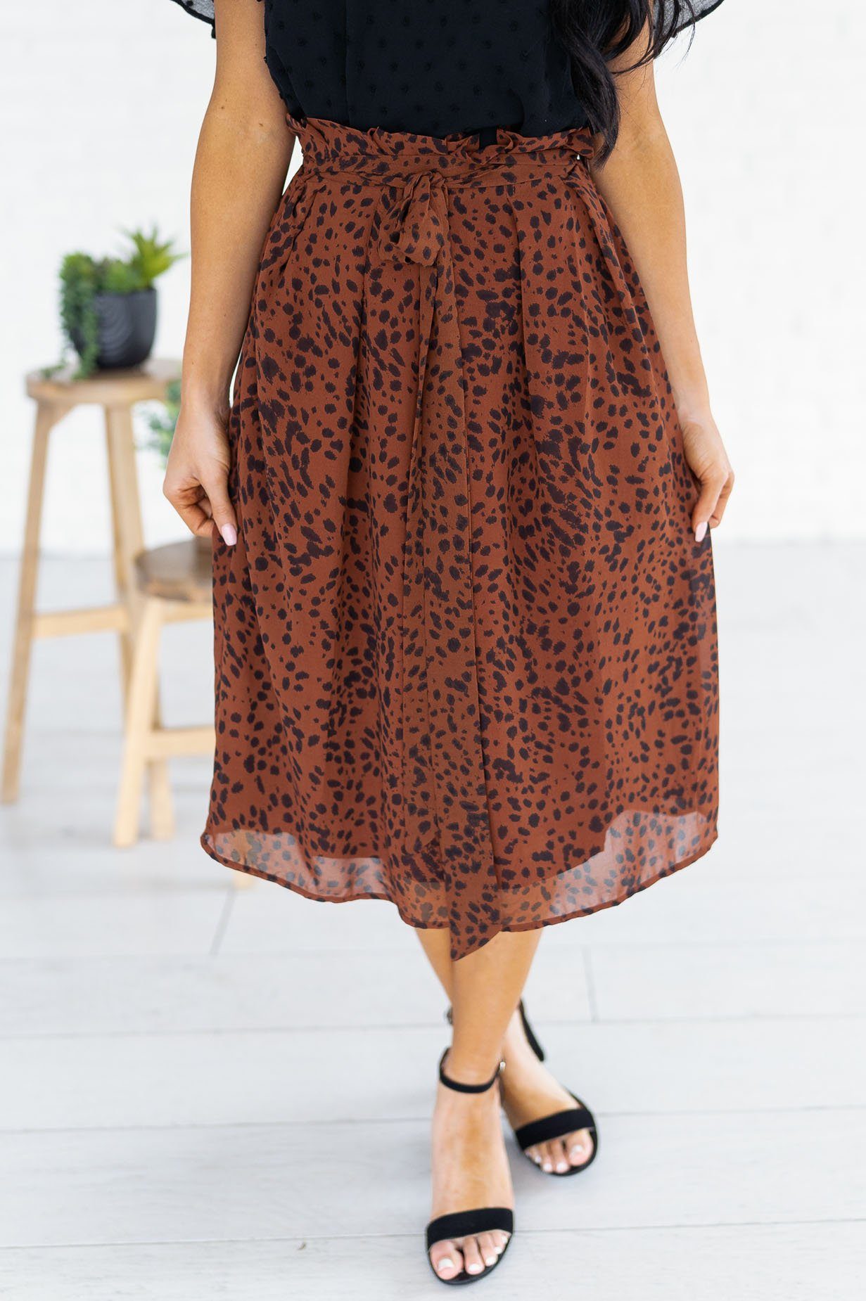 Look This Way Modest Tie Skirt Modest Dresses vendor-unknown