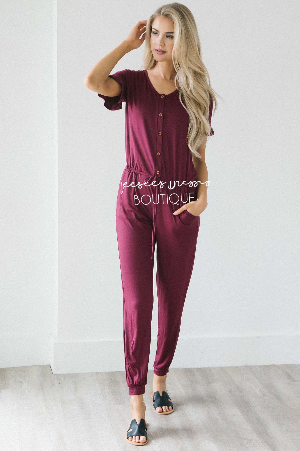 The Juno Jumpsuit Modest Dresses vendor-unknown
