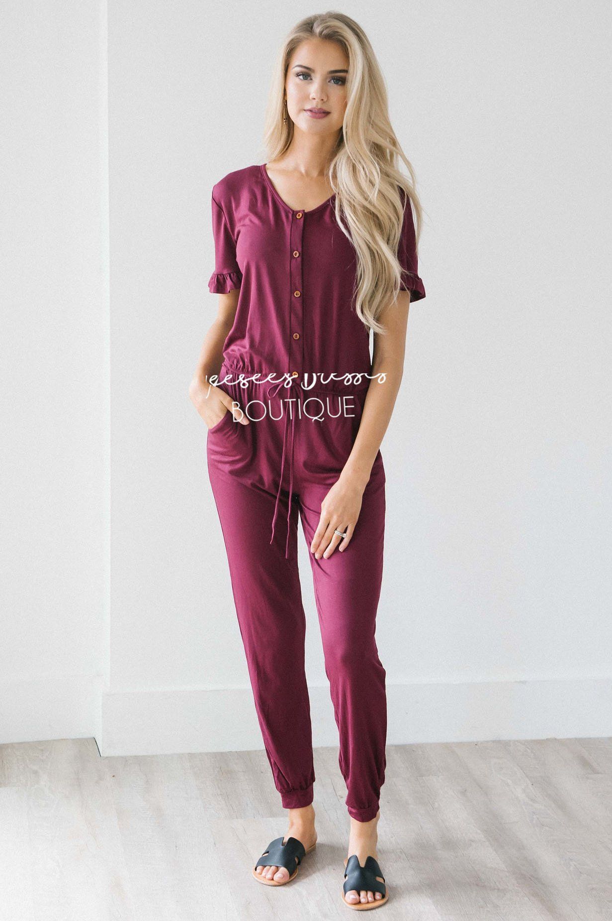 The Juno Jumpsuit Modest Dresses vendor-unknown