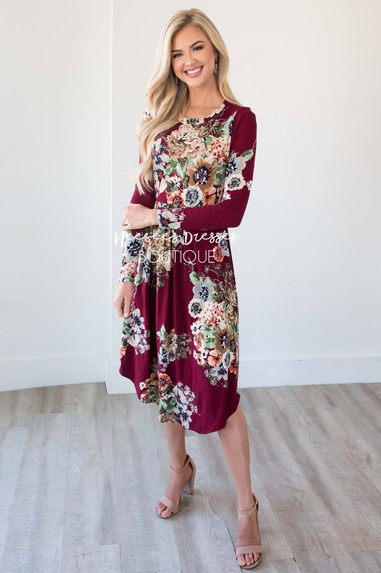 The Larissa Modest Dresses vendor-unknown