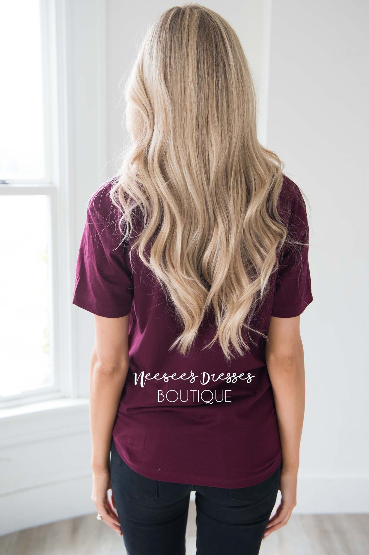 Thankful Grateful Blessed Graphic Tee Tops vendor-unknown