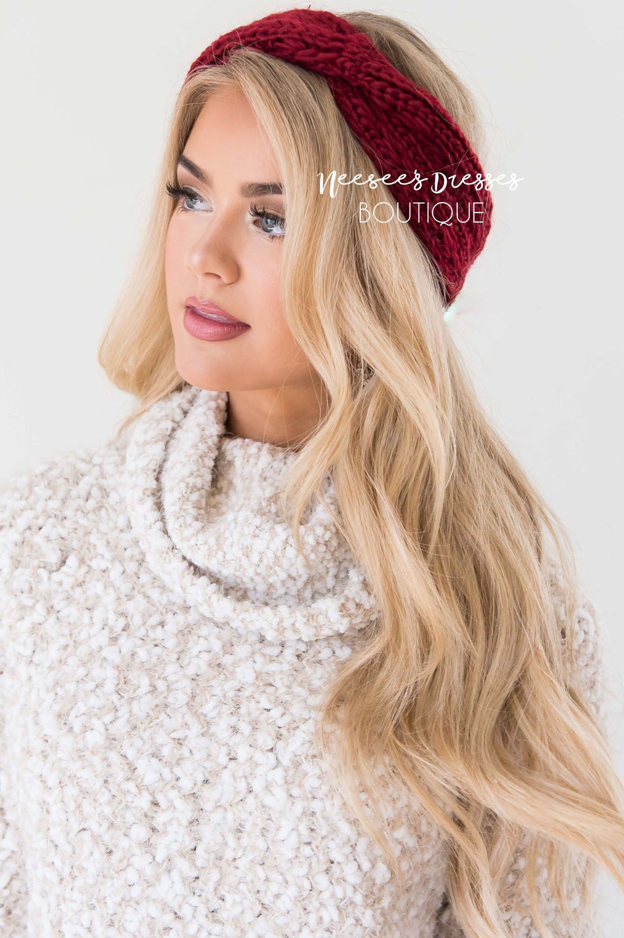 Instant Love Twist Knit Headband Accessories & Shoes Hana