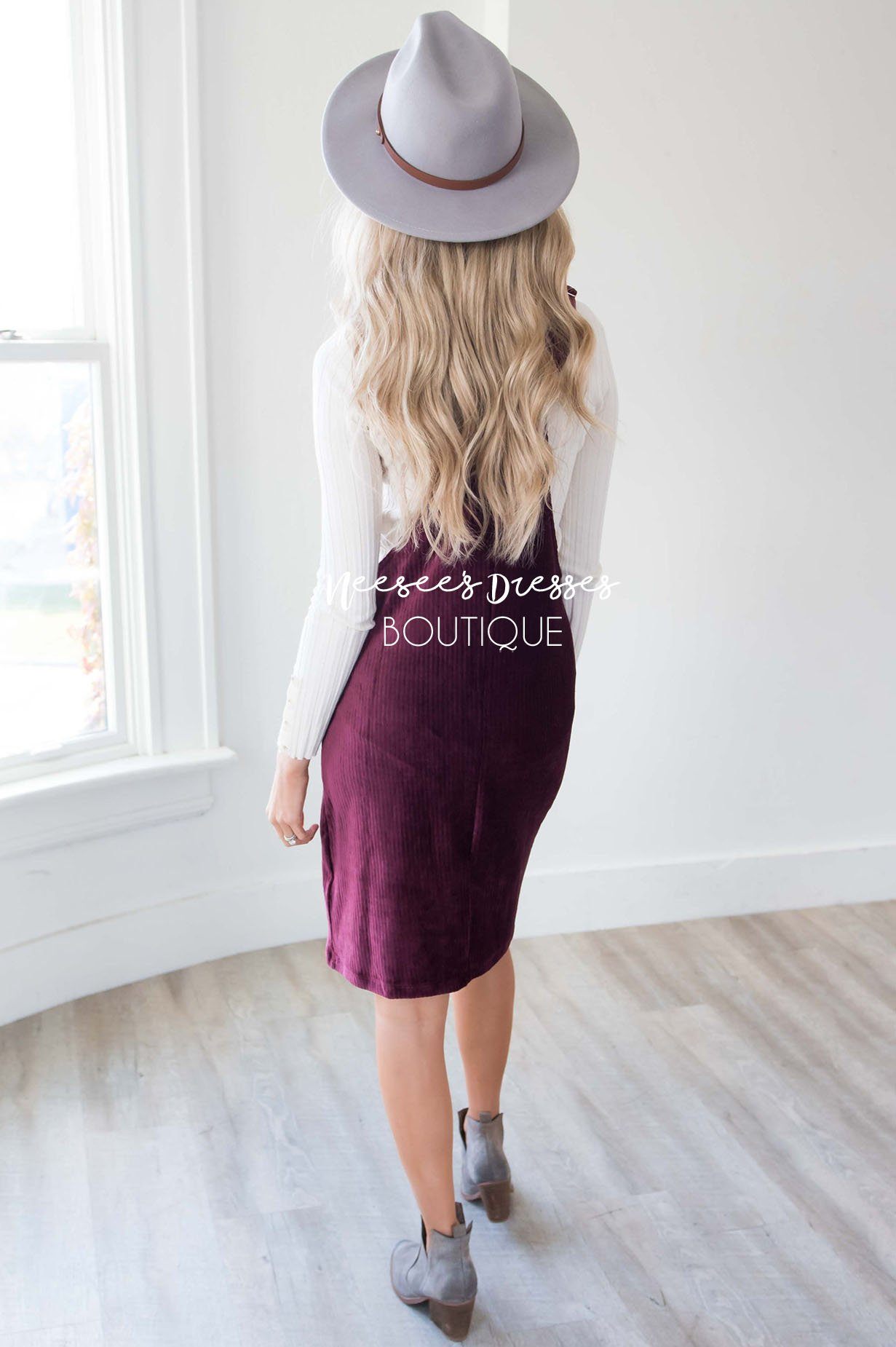 The Petra Pocket Overall Dress Modest Dresses vendor-unknown