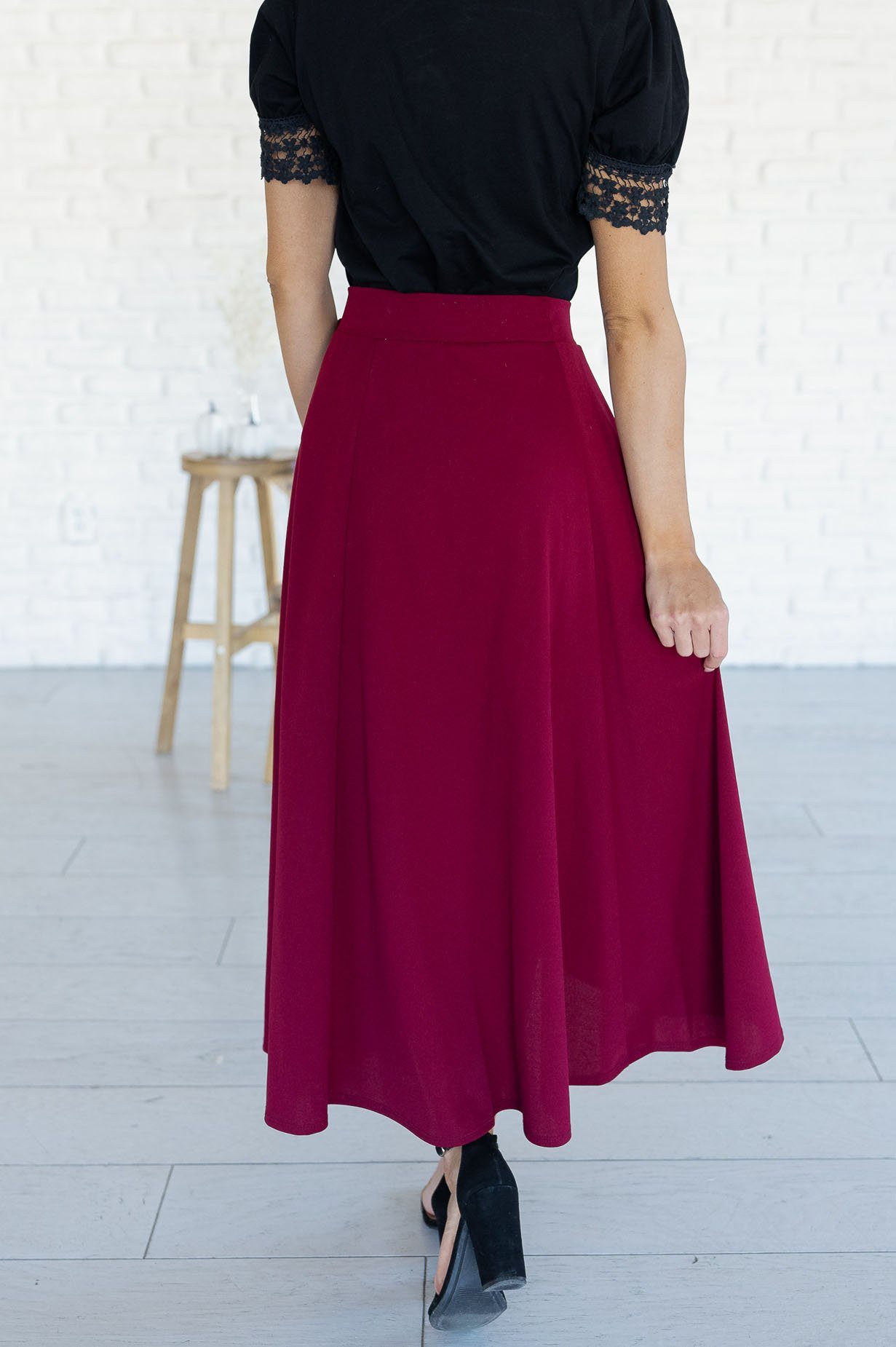 Stand By Our Love Modest Circle Skirt Modest Dresses vendor-unknown