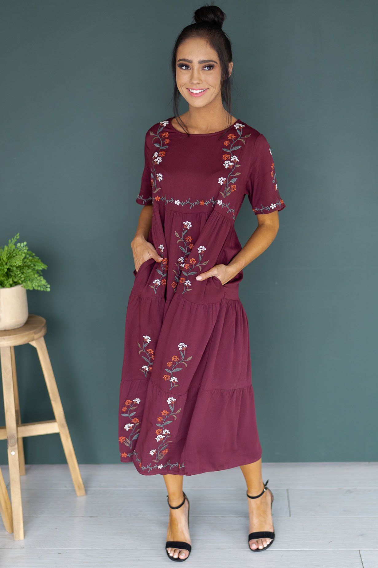 The Allegra Modest Dresses vendor-unknown