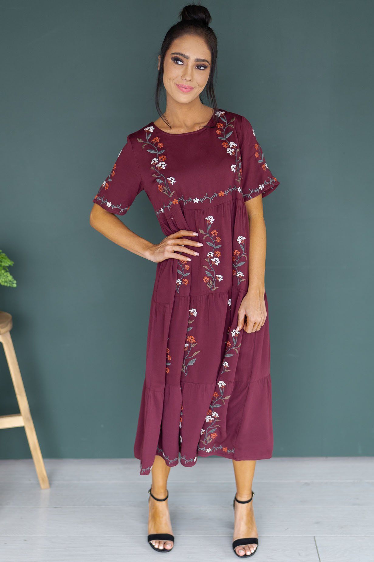 The Allegra Modest Dresses vendor-unknown
