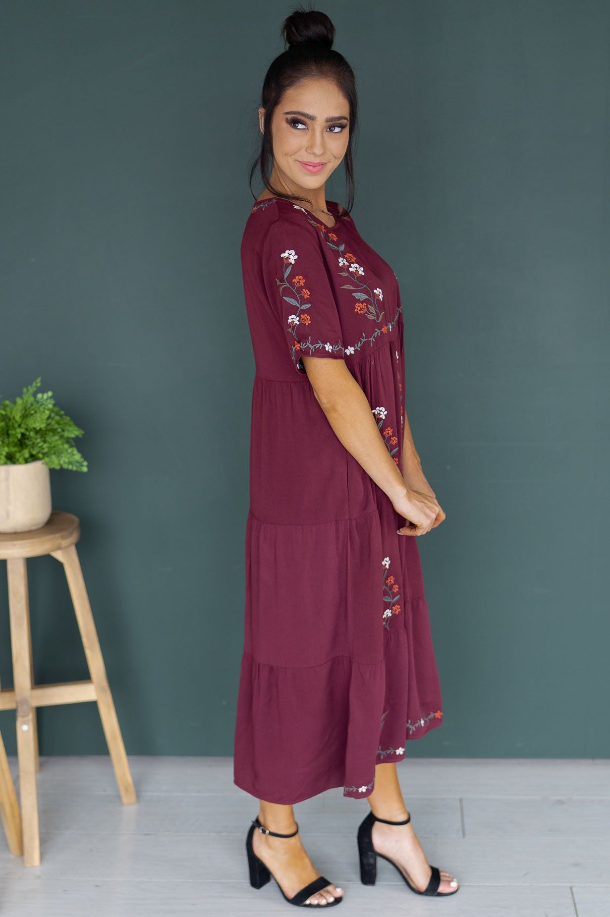 The Allegra Modest Dresses vendor-unknown