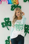 Happy St. Patrick's Day Top Tops vendor-unknown
