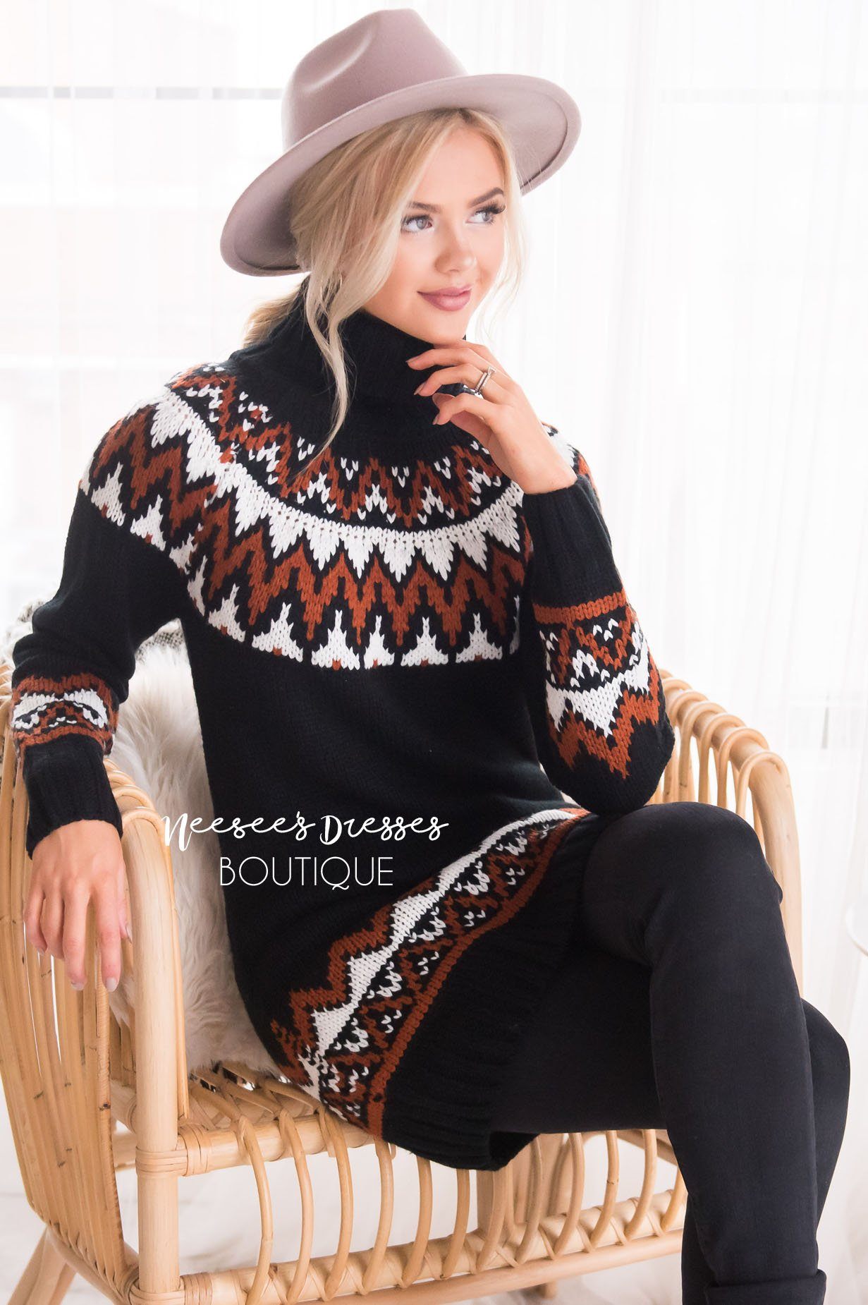 Fireside Song Sweater Modest Dresses vendor-unknown