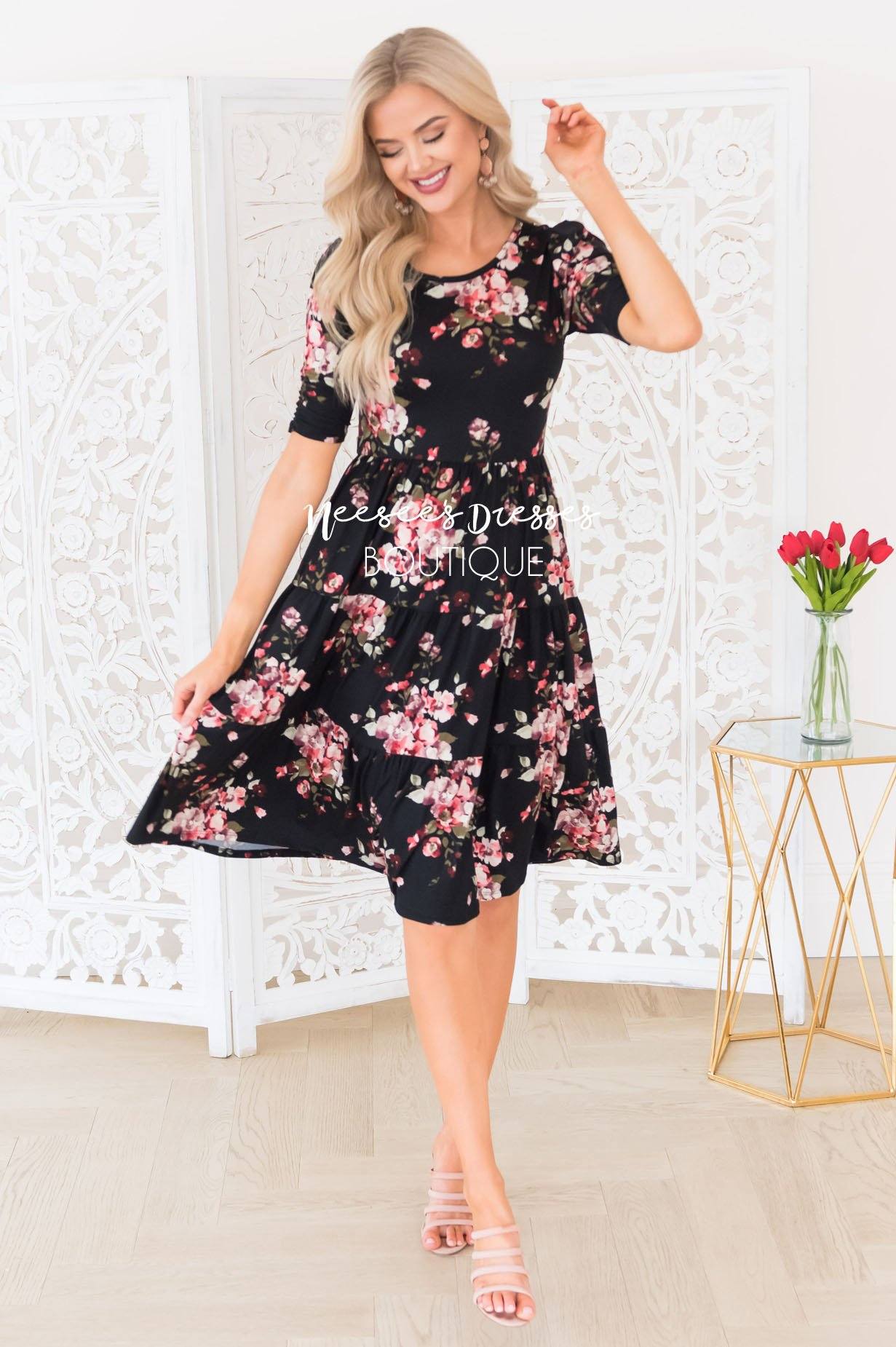 The Candice Modest Dresses vendor-unknown