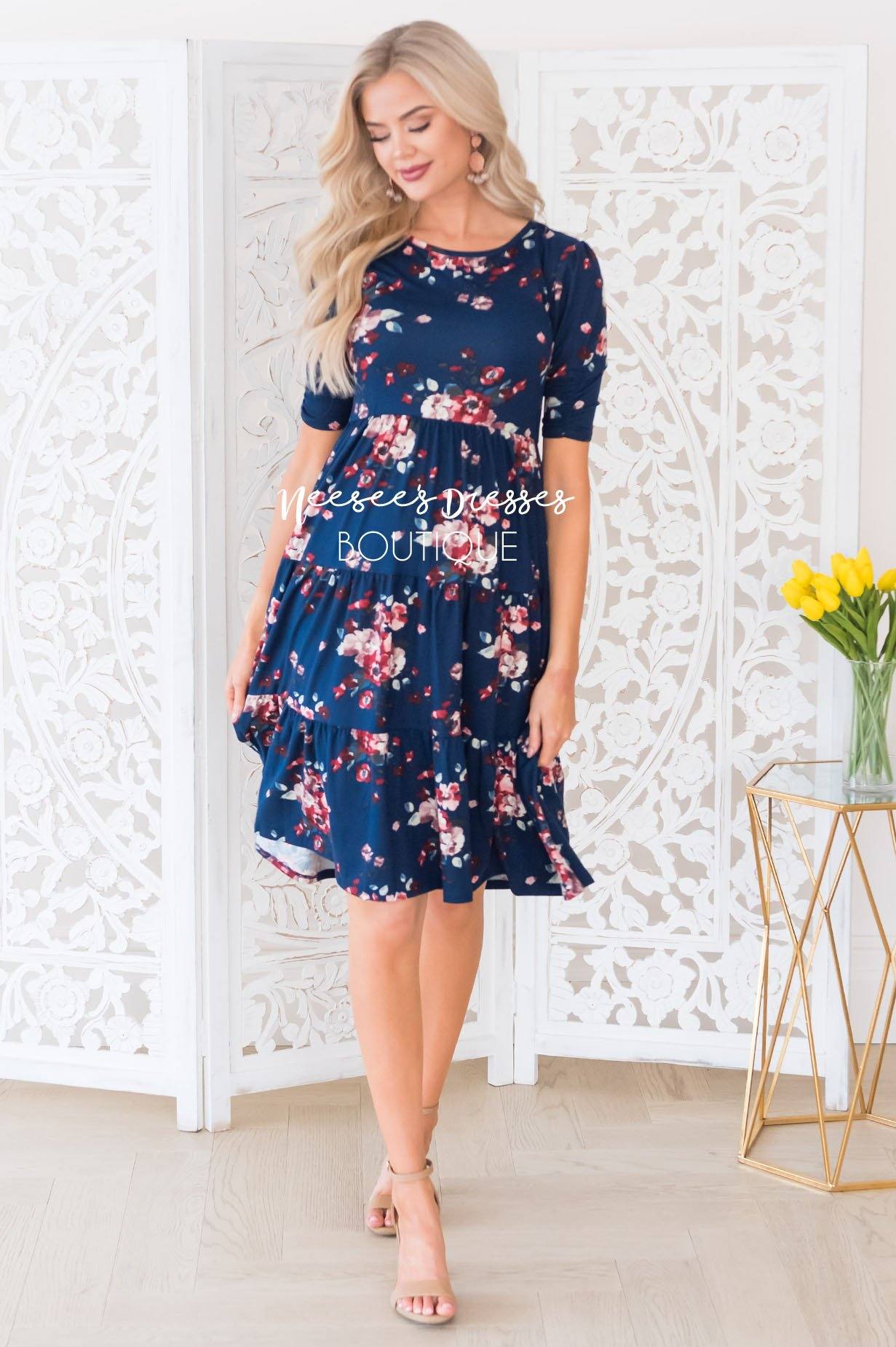 The Candice Modest Dresses vendor-unknown