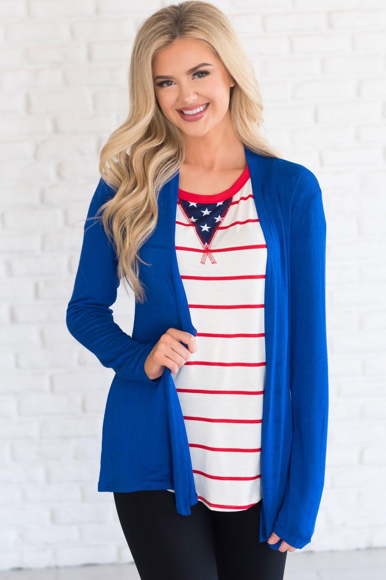 Summer Breeze Modest Cardigan Tops vendor-unknown