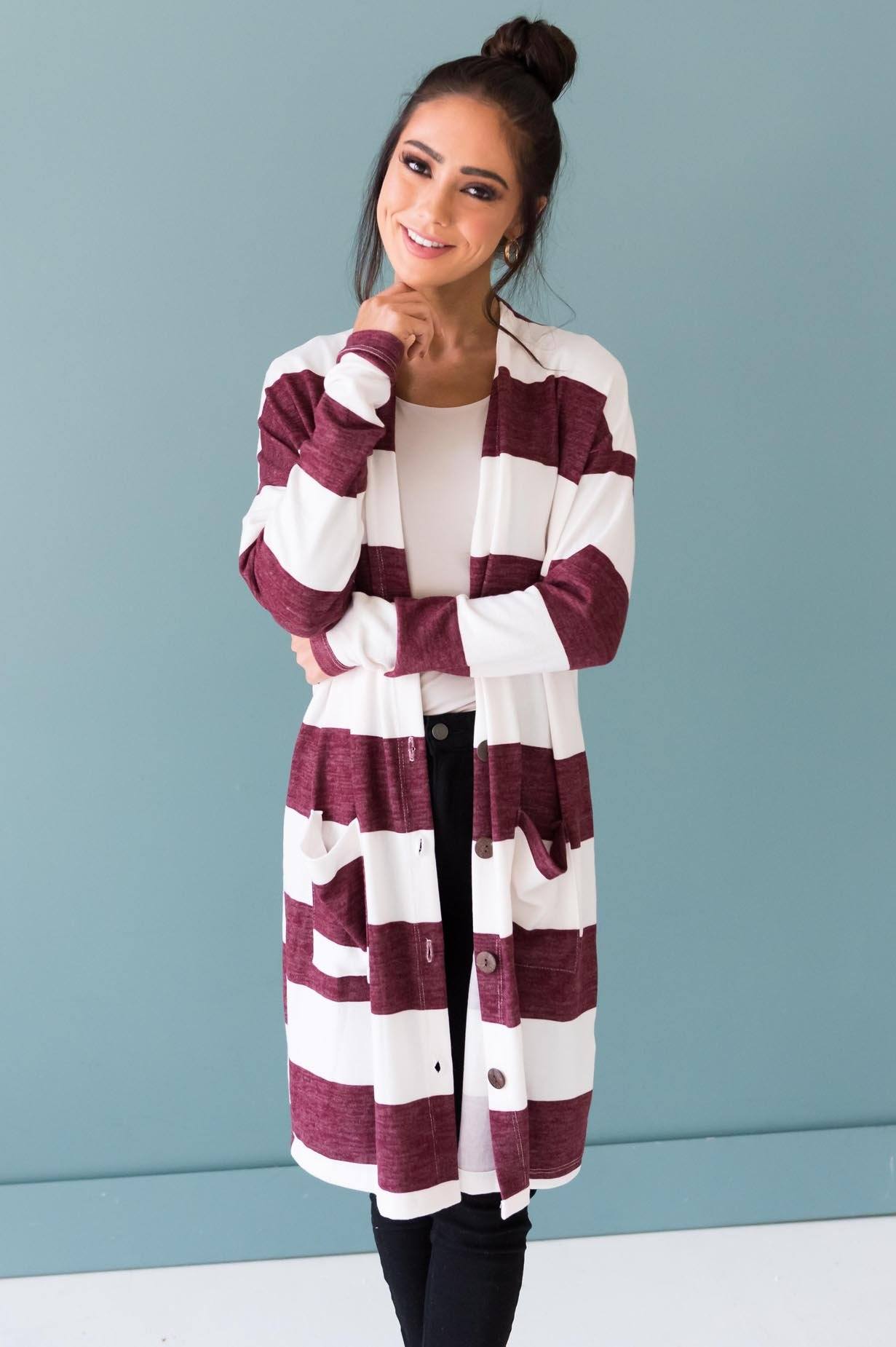 Take Your Chance Modest Cardigan Modest Dresses vendor-unknown