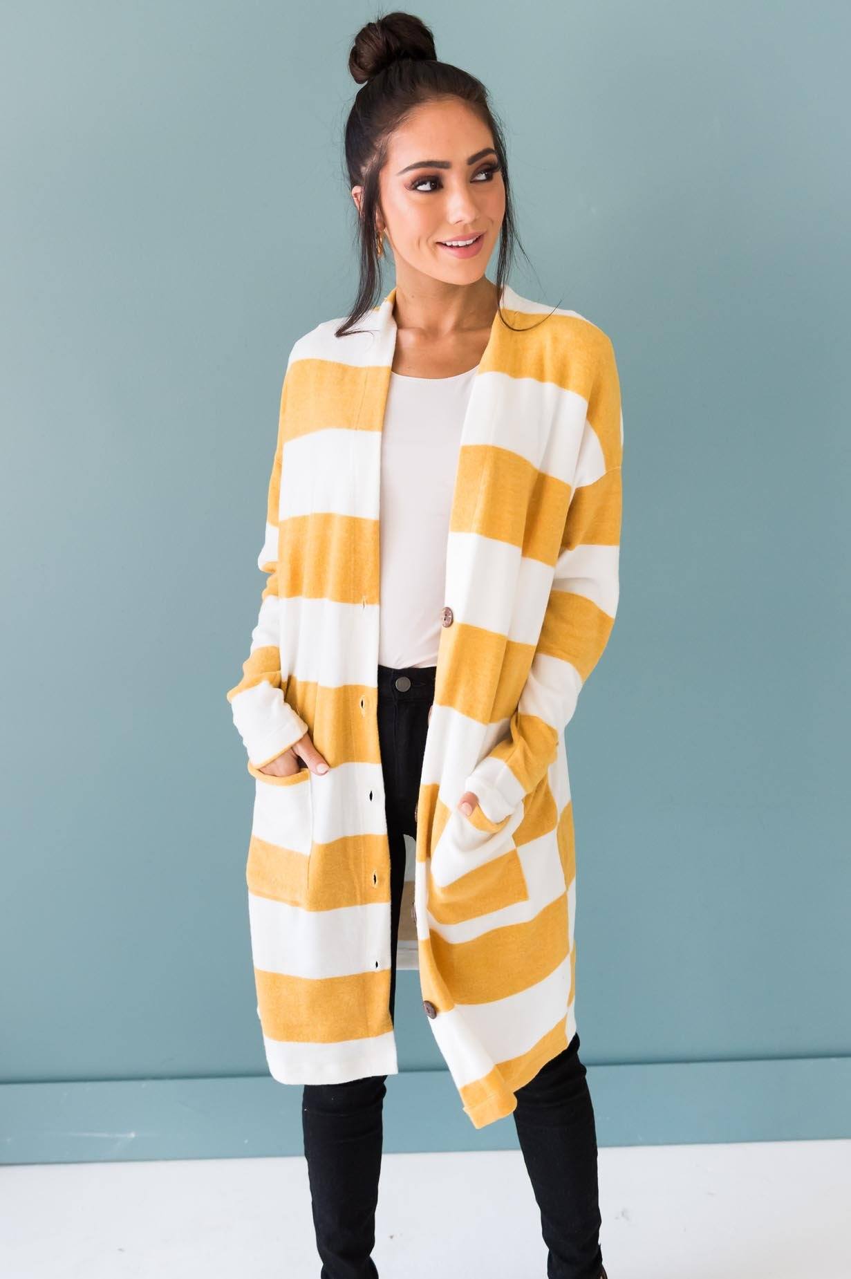 Take Your Chance Modest Cardigan Modest Dresses vendor-unknown