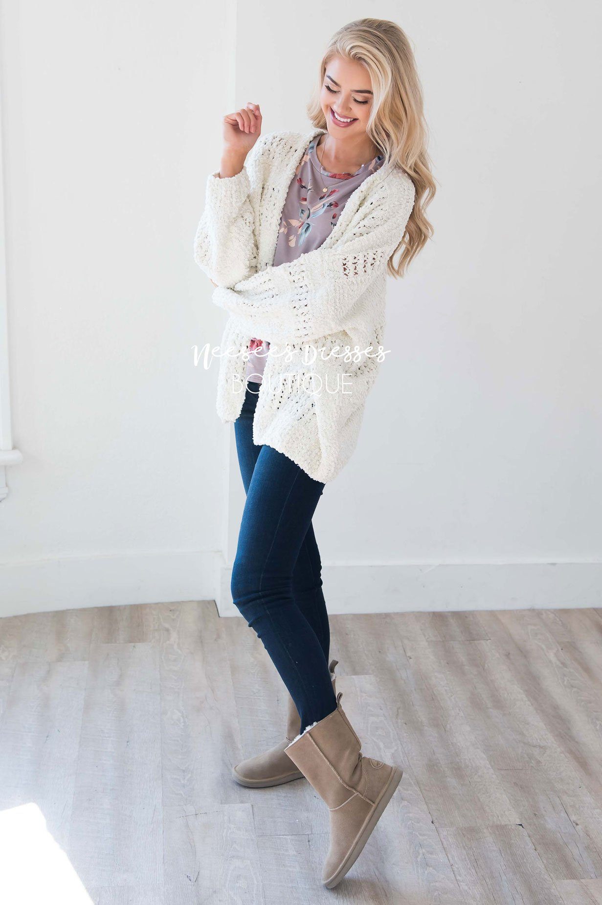 Oversized Soft & Cuddly Cardigan Tops vendor-unknown