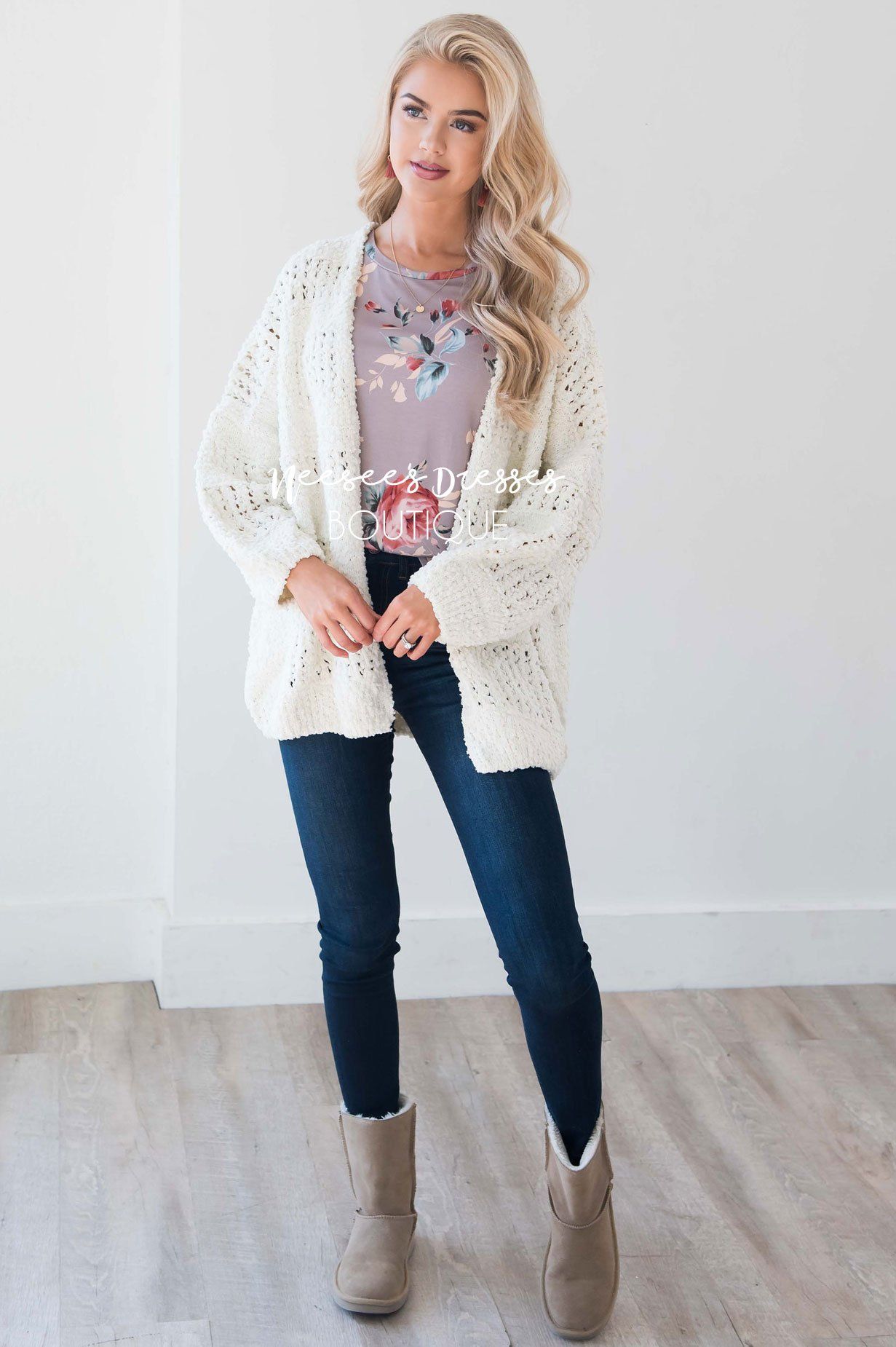 Oversized Soft & Cuddly Cardigan Tops vendor-unknown
