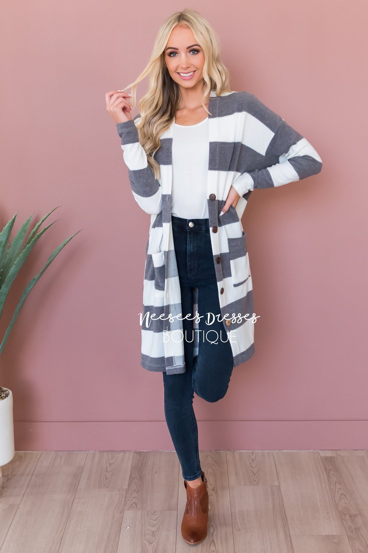 Take Your Chance Modest Cardigan Modest Dresses vendor-unknown