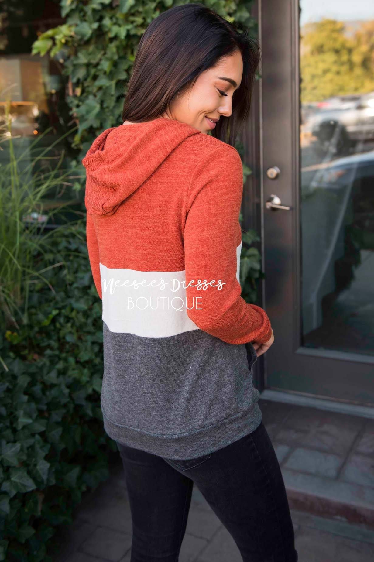 Catch Later Hooded Top Modest Dresses vendor-unknown