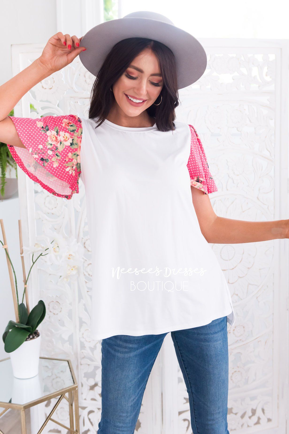 Catching Sunshine Modest Top Modest Dresses vendor-unknown