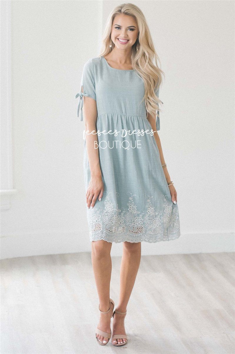The Celine Modest Dresses vendor-unknown Dusty Sage S