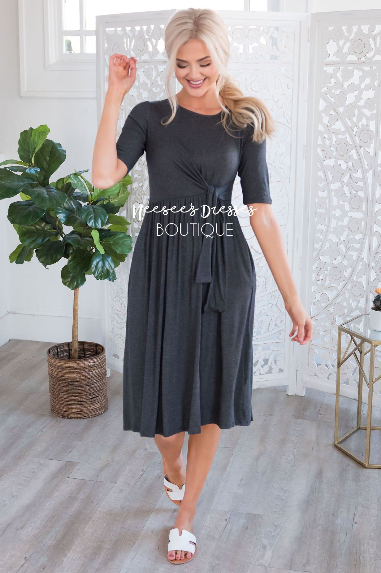 The Estella Modest Dresses vendor-unknown