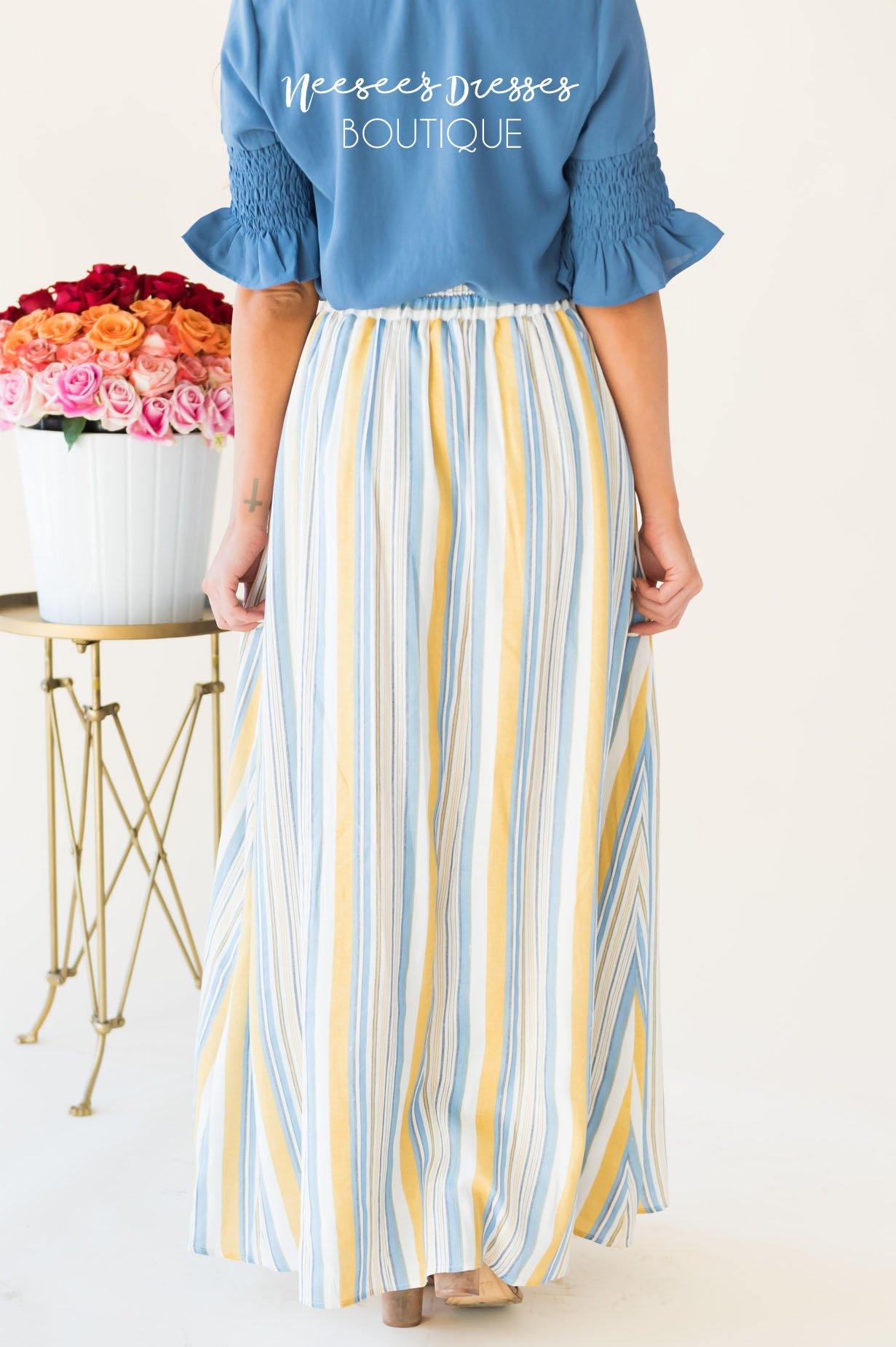 Charmed and Classy Maxi Skirt Skirts vendor-unknown