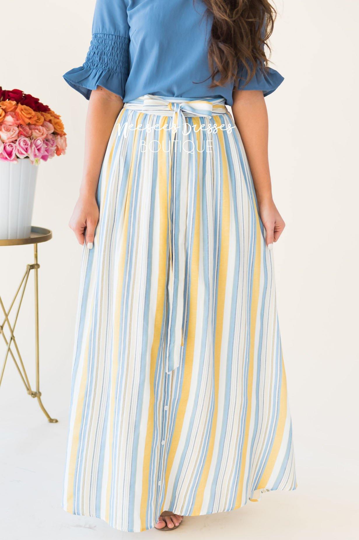 Charmed and Classy Maxi Skirt Skirts vendor-unknown