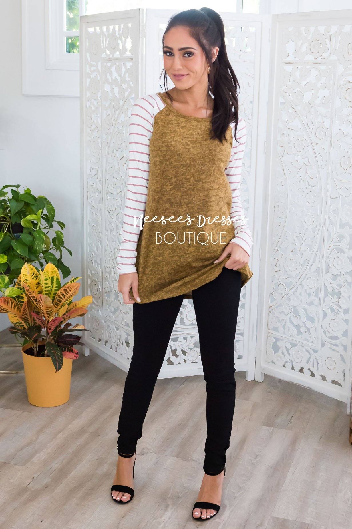 All The More Charming Modest Top Modest Dresses vendor-unknown