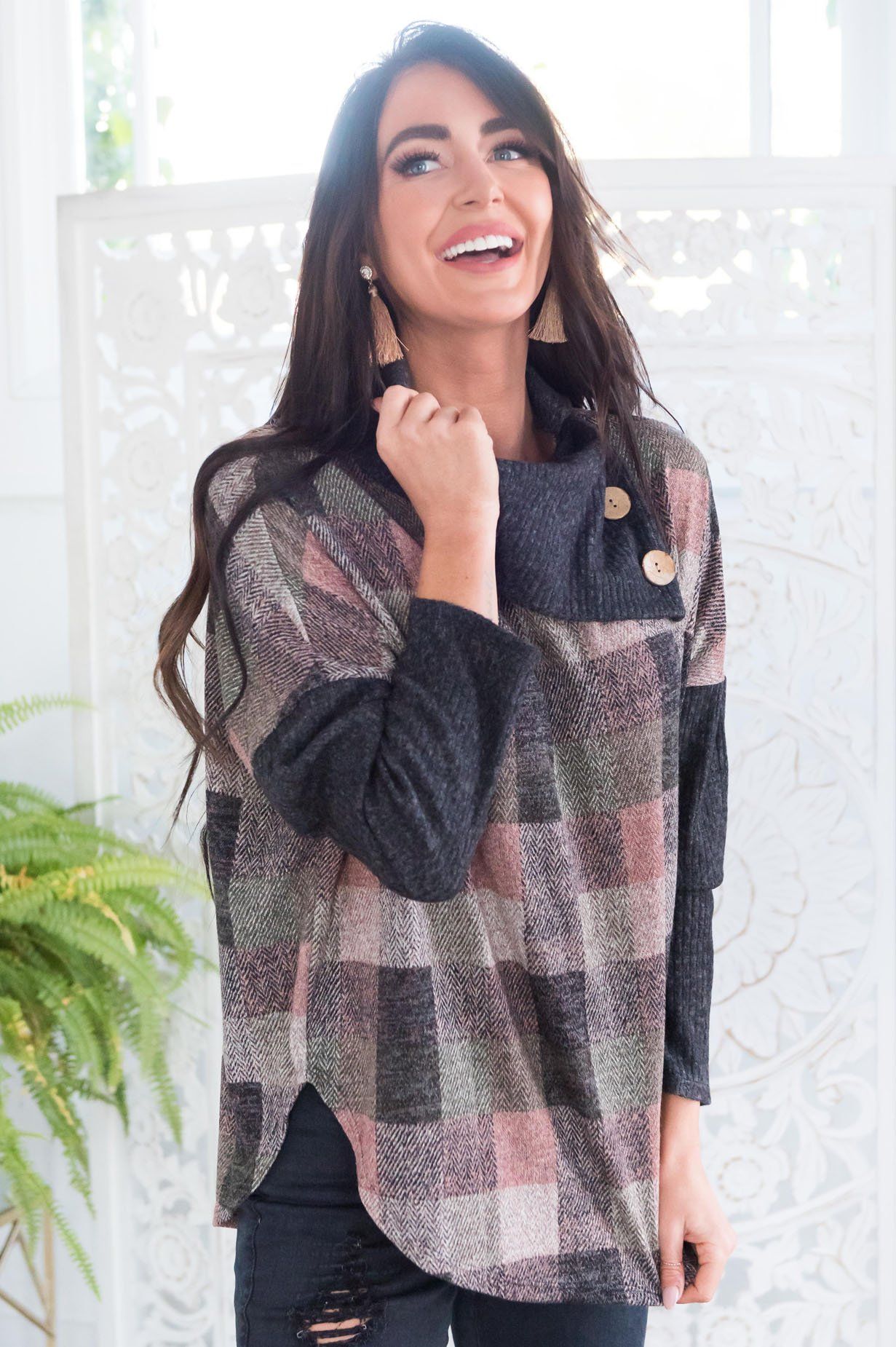 A Stroll In The Park Modest Sweater Modest Dresses vendor-unknown