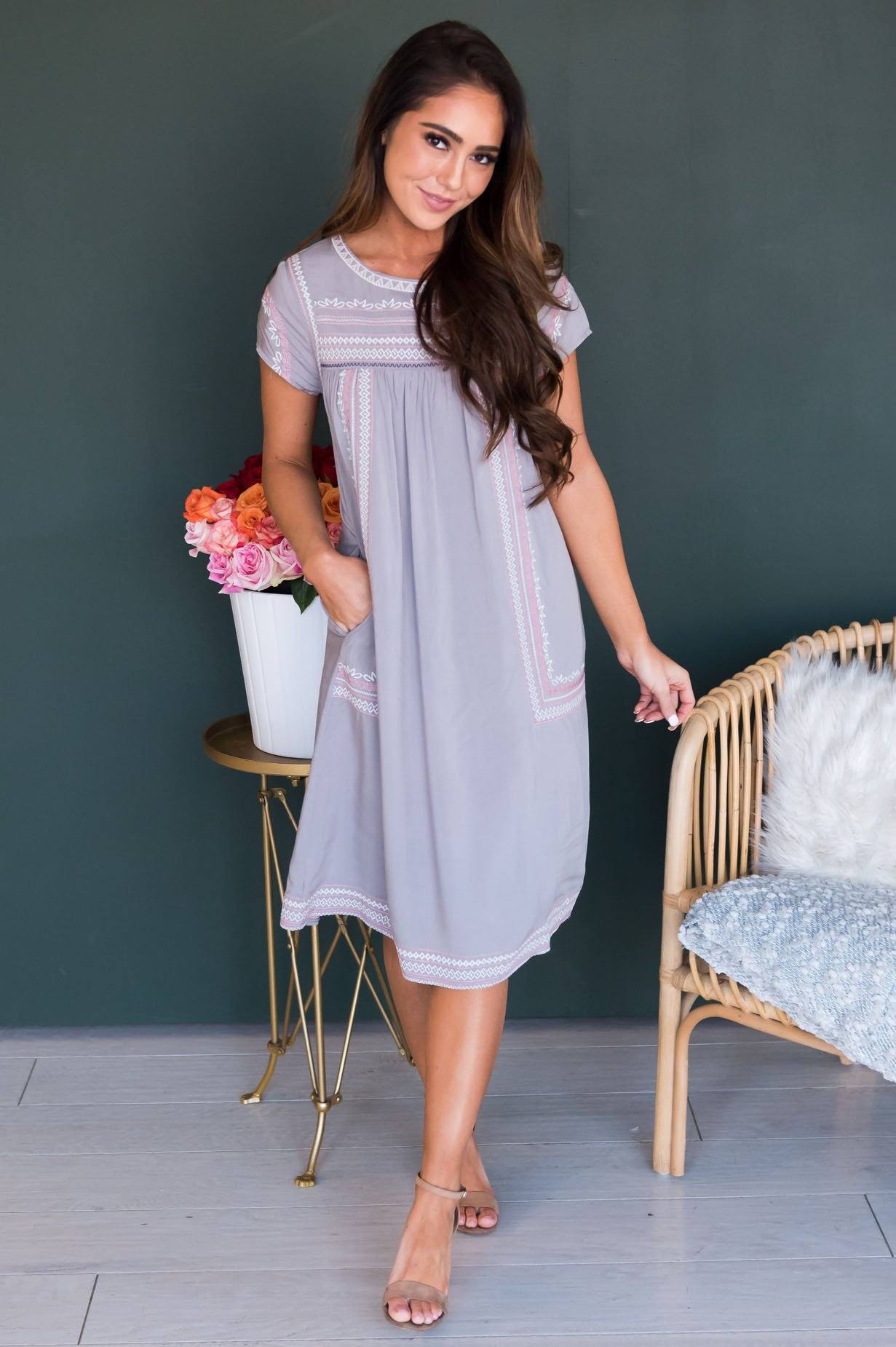 The Christine Modest Dresses vendor-unknown