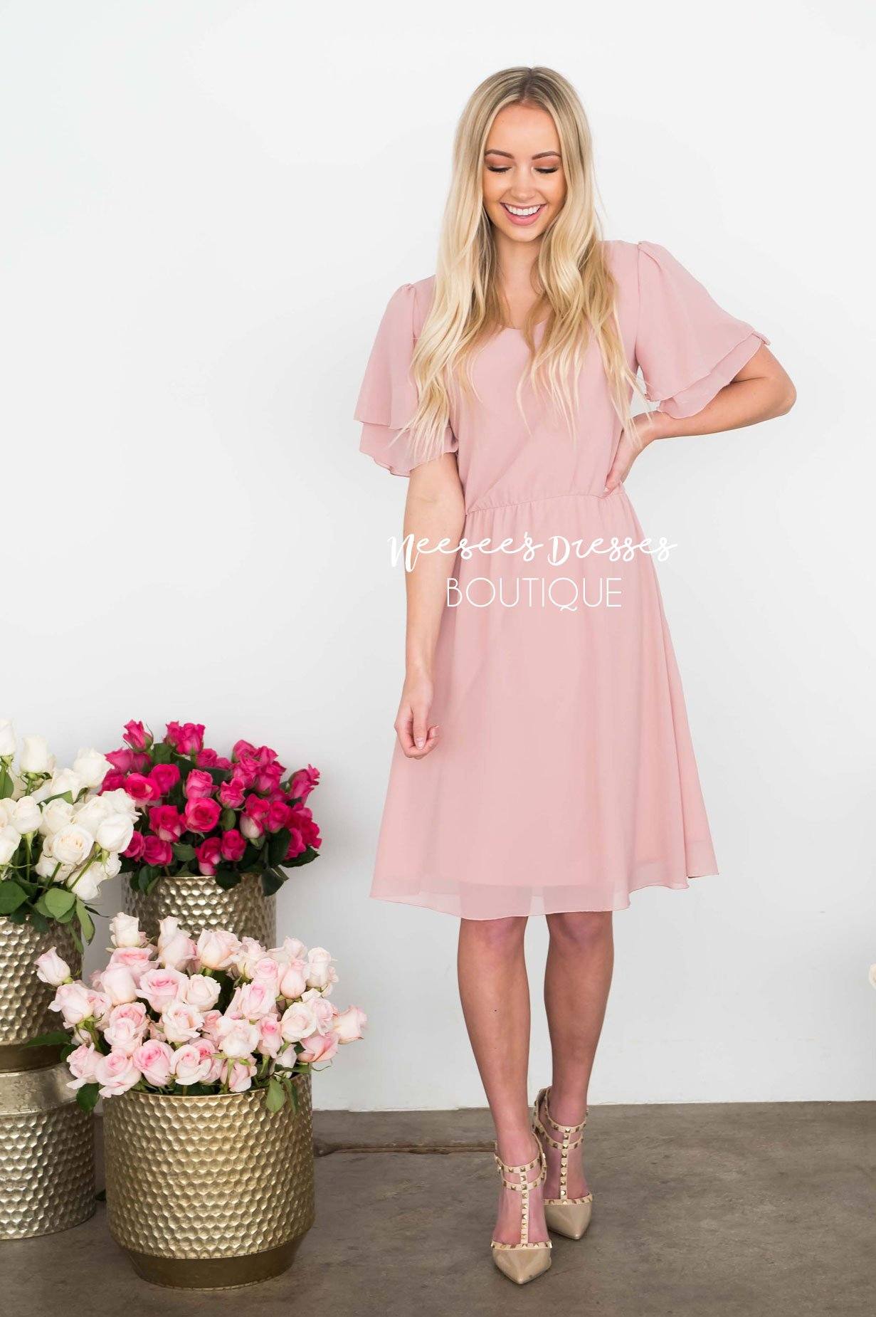 The Claire Chiffon Dress Modest Dresses vendor-unknown