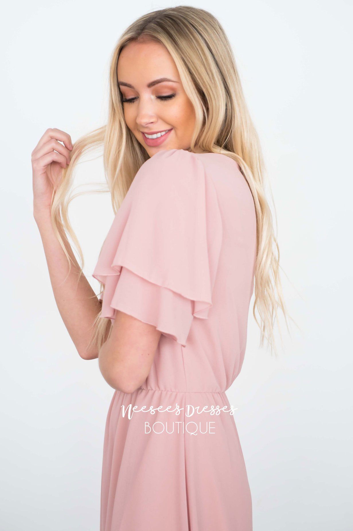 The Claire Chiffon Dress Modest Dresses vendor-unknown