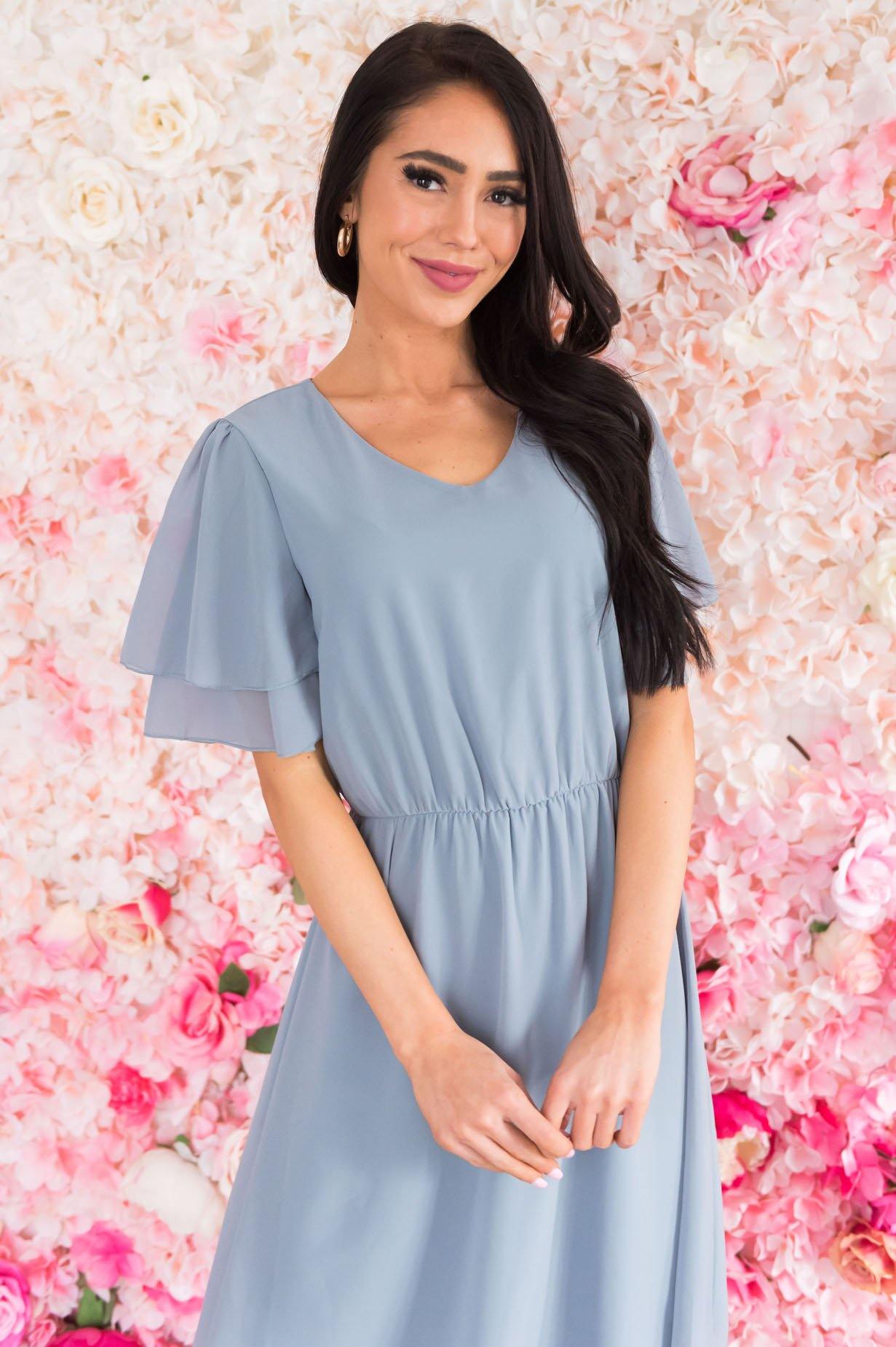 The Claire Chiffon Dress Modest Dresses vendor-unknown