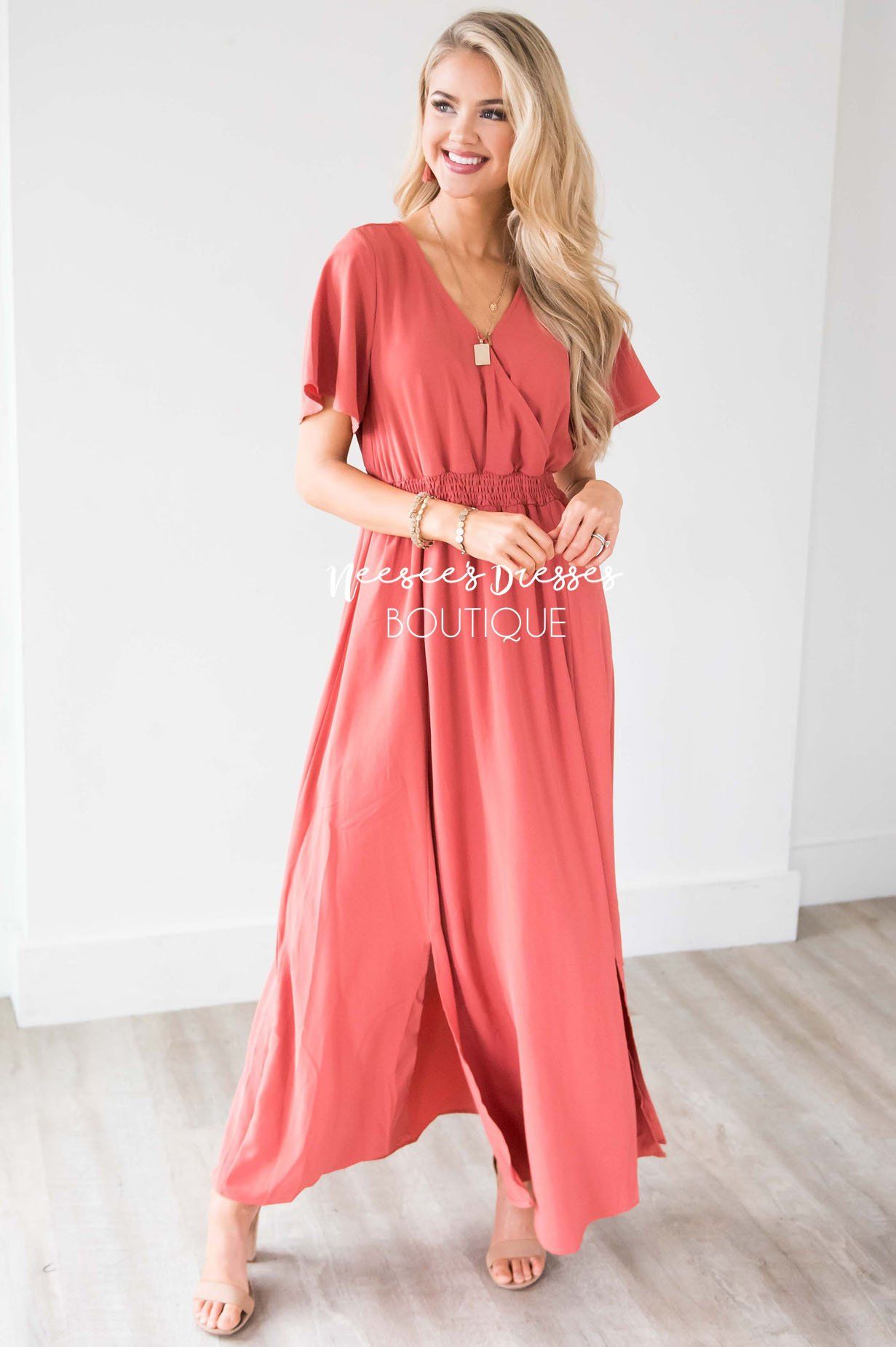 The Kristen Modest Dresses vendor-unknown