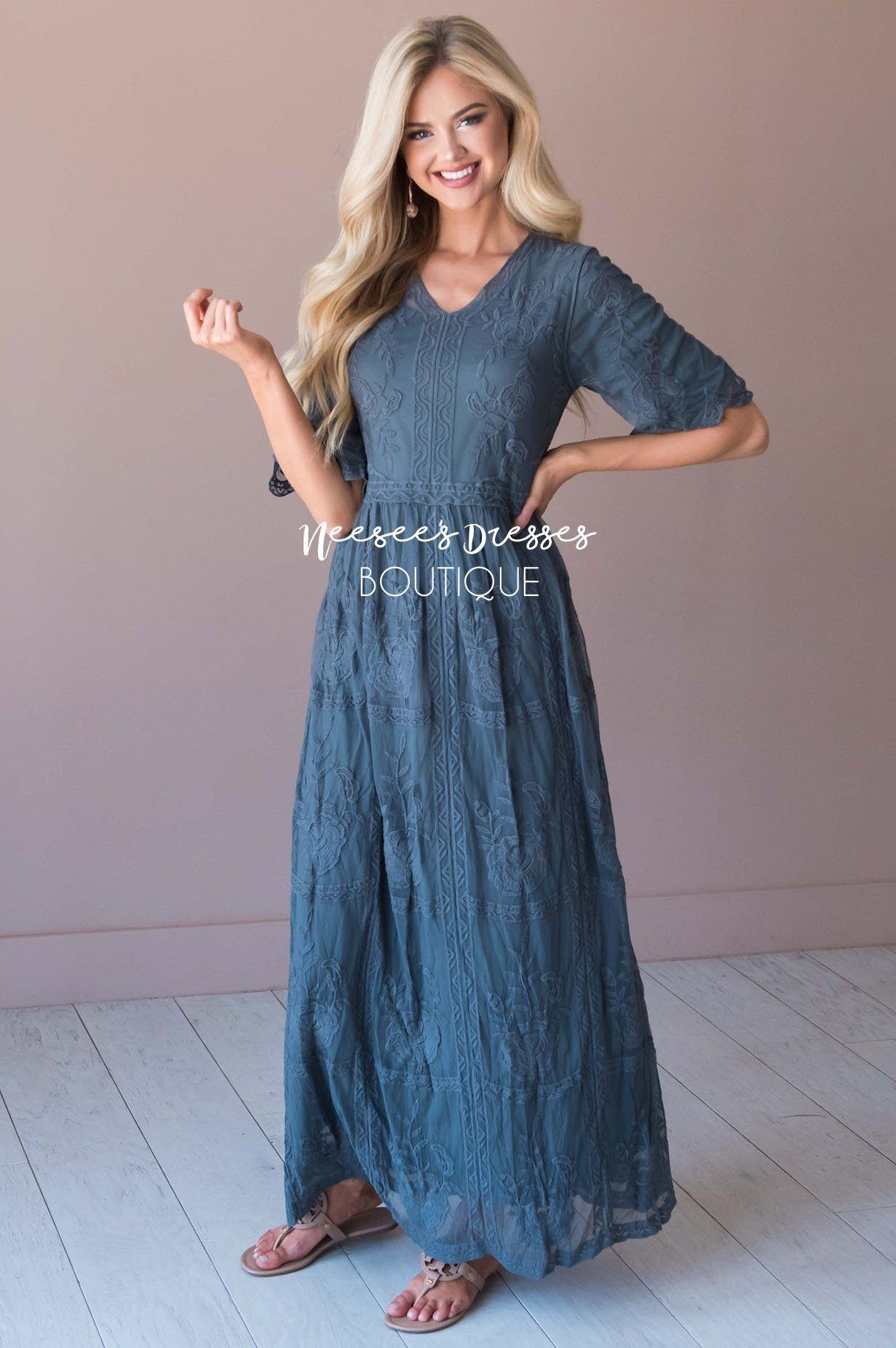 The Lexi Boho Maxi Dress Modest Dresses vendor-unknown