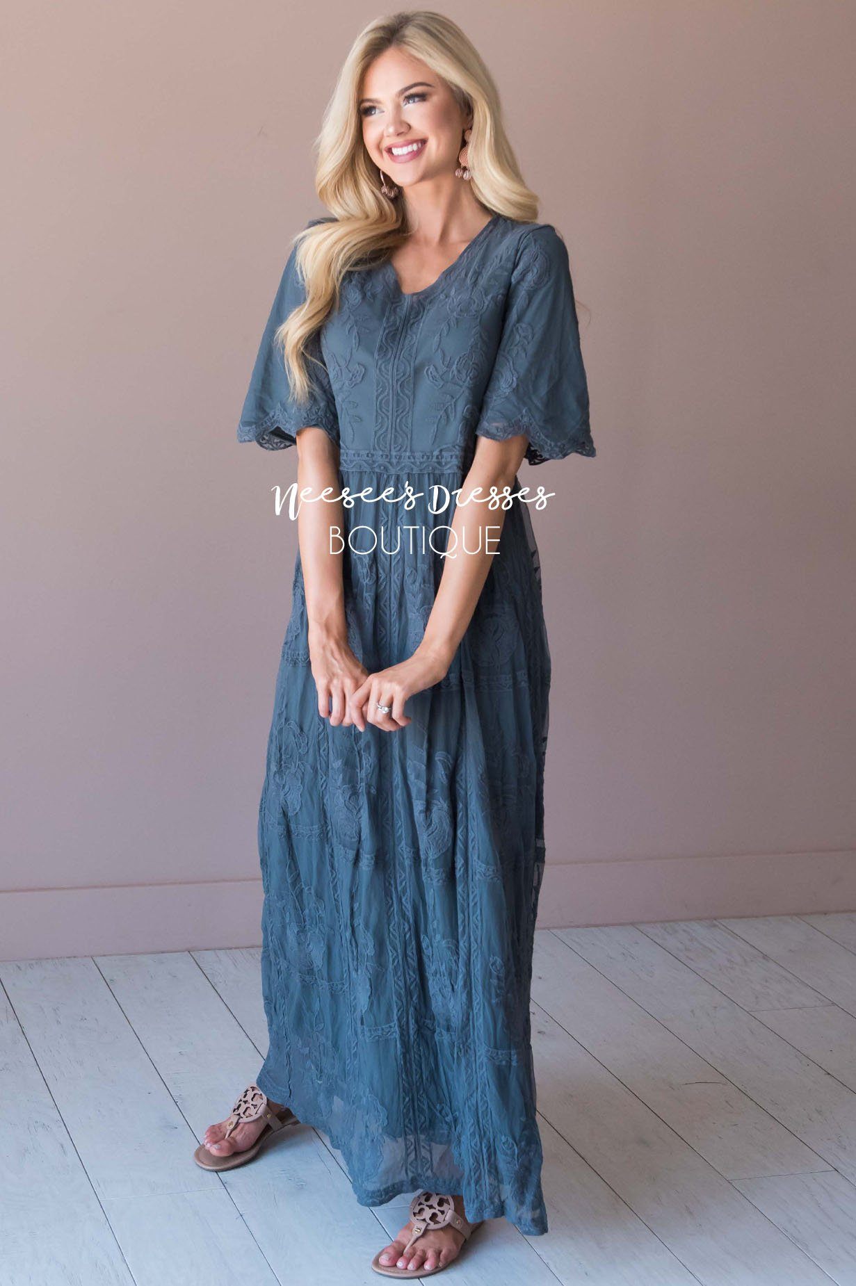 The Lexi Boho Maxi Dress Modest Dresses vendor-unknown