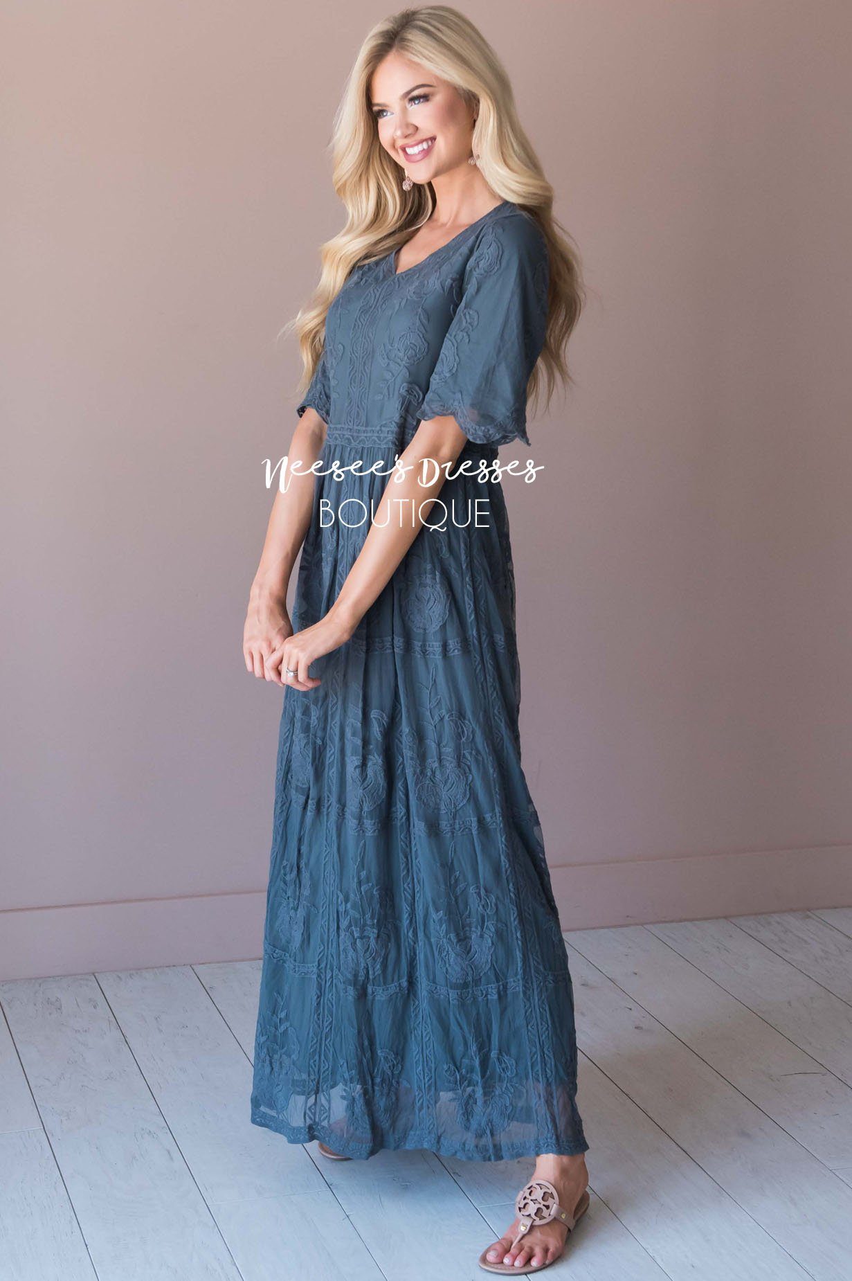 The Lexi Boho Maxi Dress Modest Dresses vendor-unknown