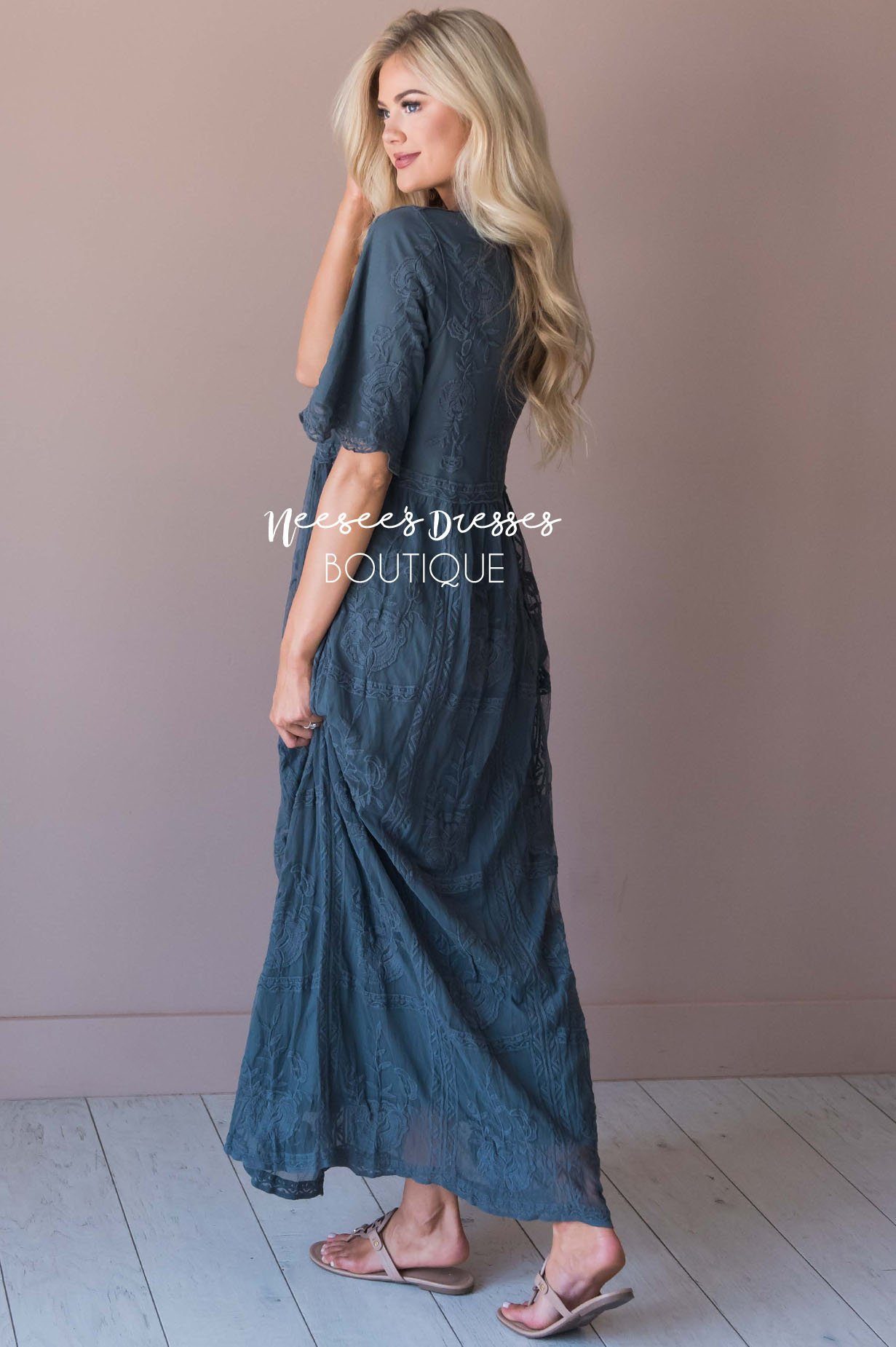 The Lexi Boho Maxi Dress Modest Dresses vendor-unknown